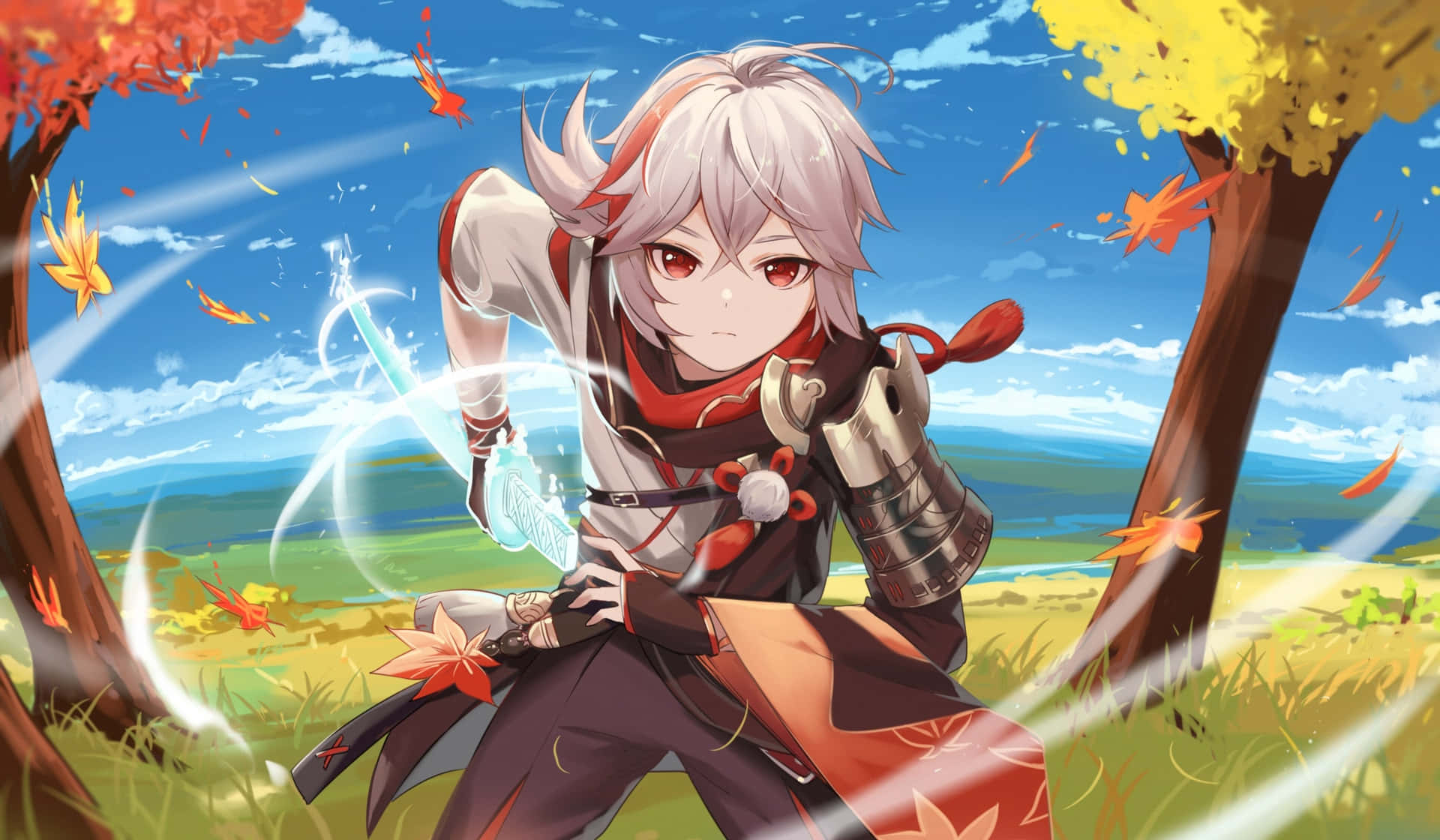 Genshin Impact Kazuha — Genshin impact GIF Ταπετσαρία