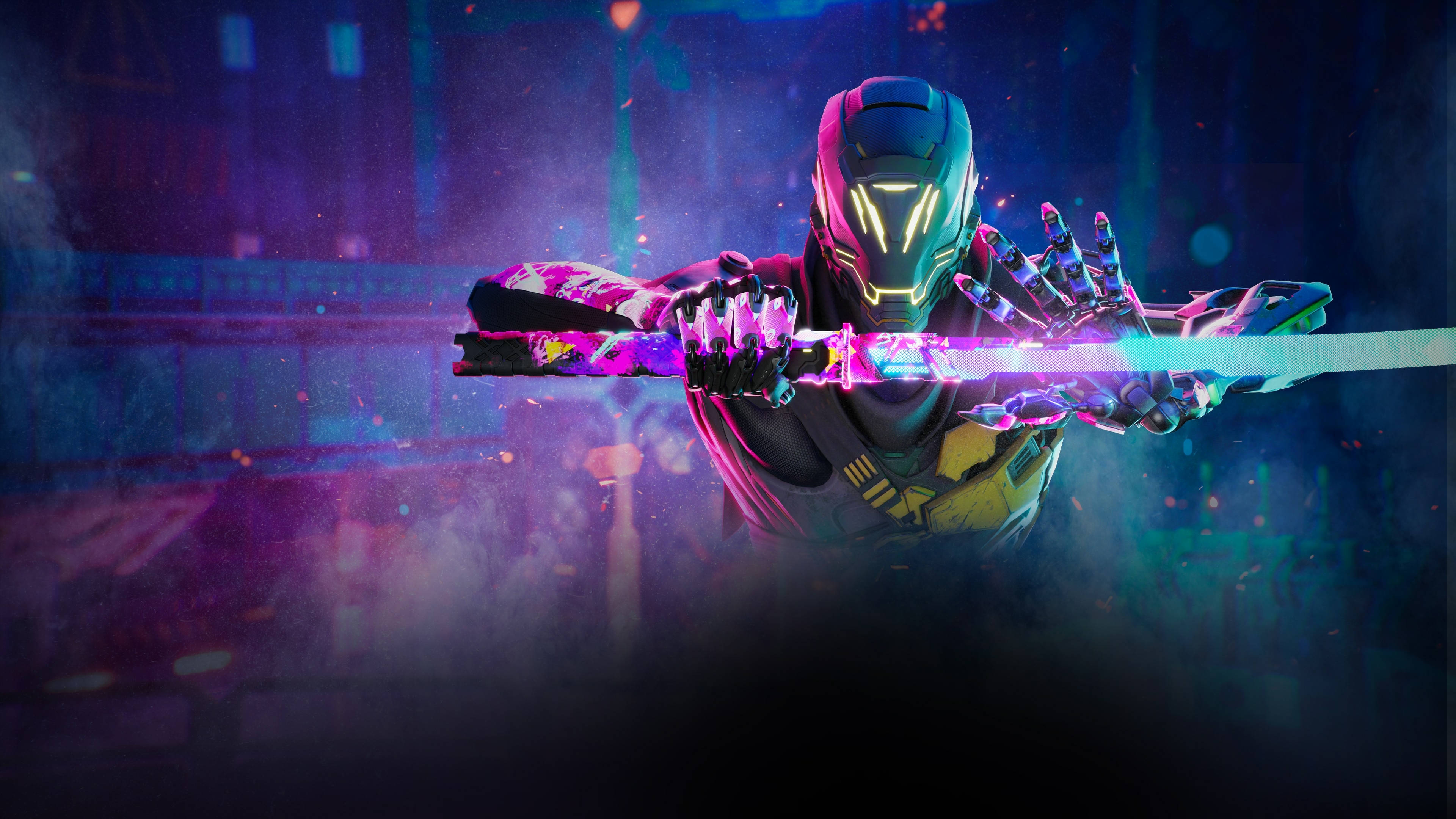 Ghostrunner με Σπαθί 1920 x 1080 Gaming Ταπετσαρία