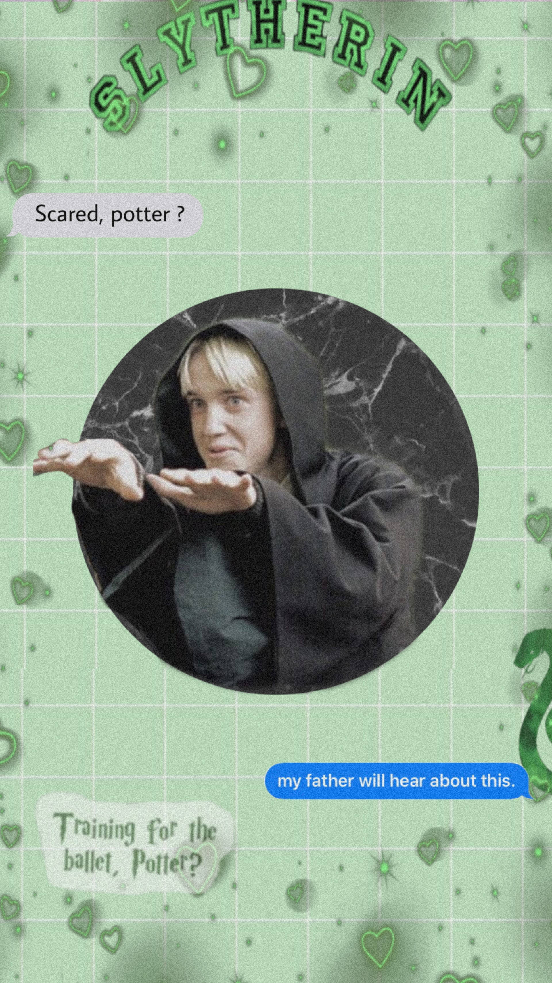 Αισθητική Gingham Draco Malfoy Ταπετσαρία