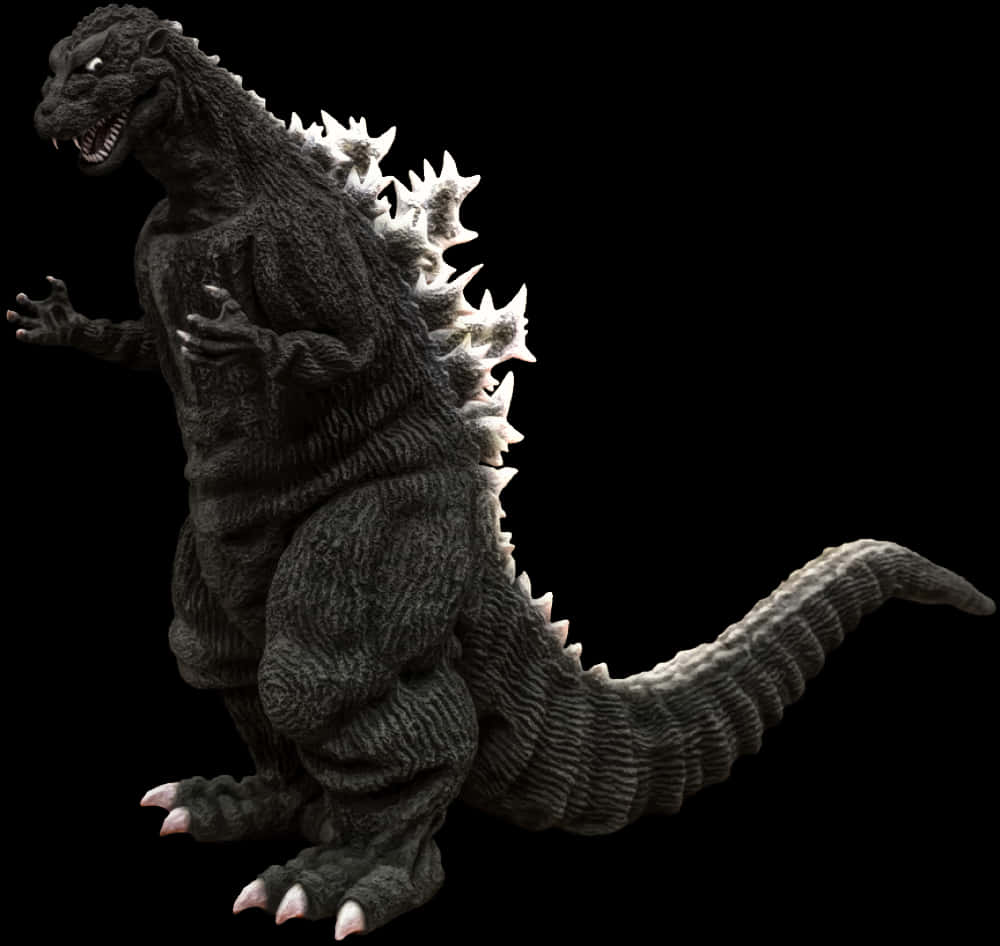 Κλασική Φιγούρα Godzilla Απομονωμένη Ταπετσαρία