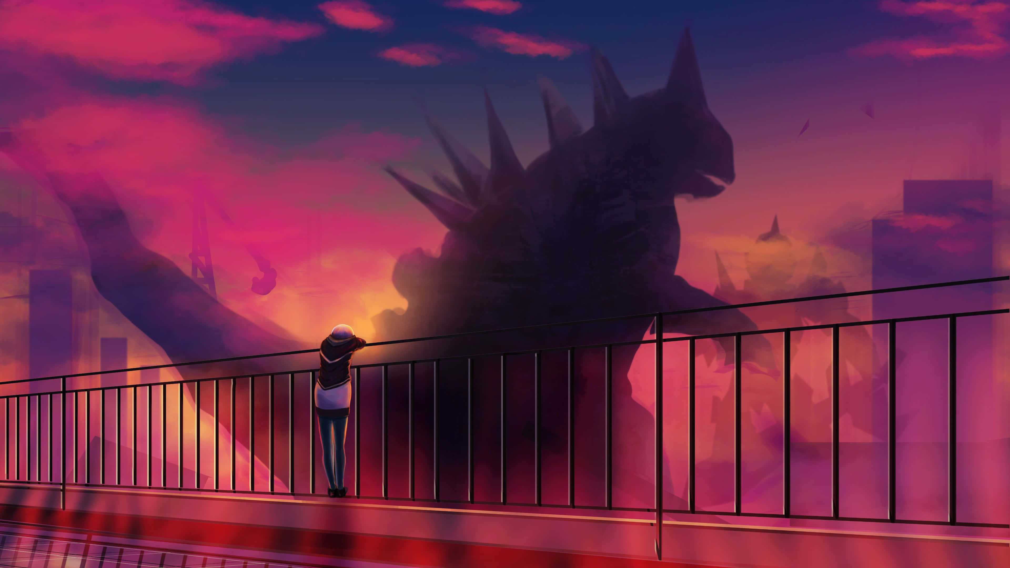 Godzilla, Godzilla εναντίον Kaiju, Godzilla εναντίον Kaiju, Godzilla εναντίον Kaiju Ταπετσαρία