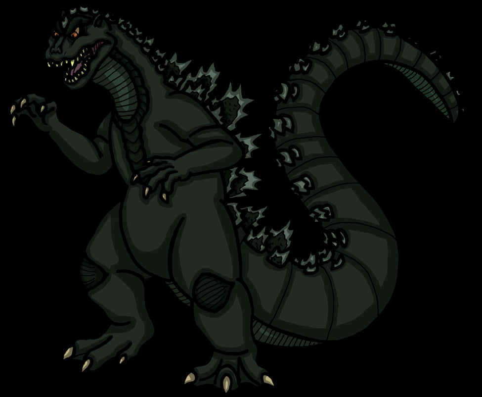 Σκοτεινή Απεικόνιση Godzilla Ταπετσαρία