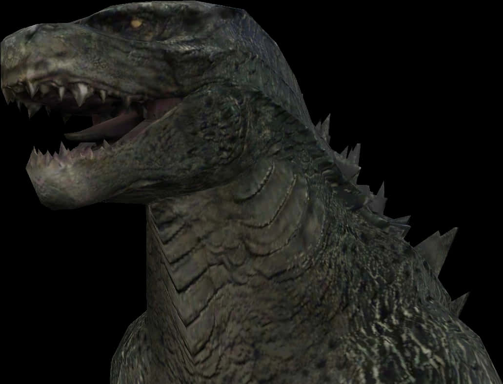 Κοντινό πλάνο κεφαλιού Godzilla Ταπετσαρία