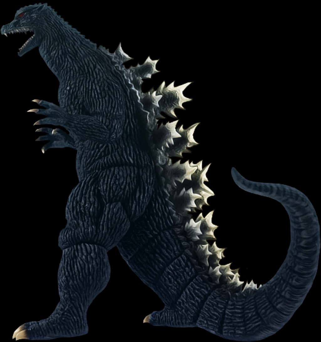 Εμβληματική Σιλουέτα Φιγούρας Godzilla Ταπετσαρία