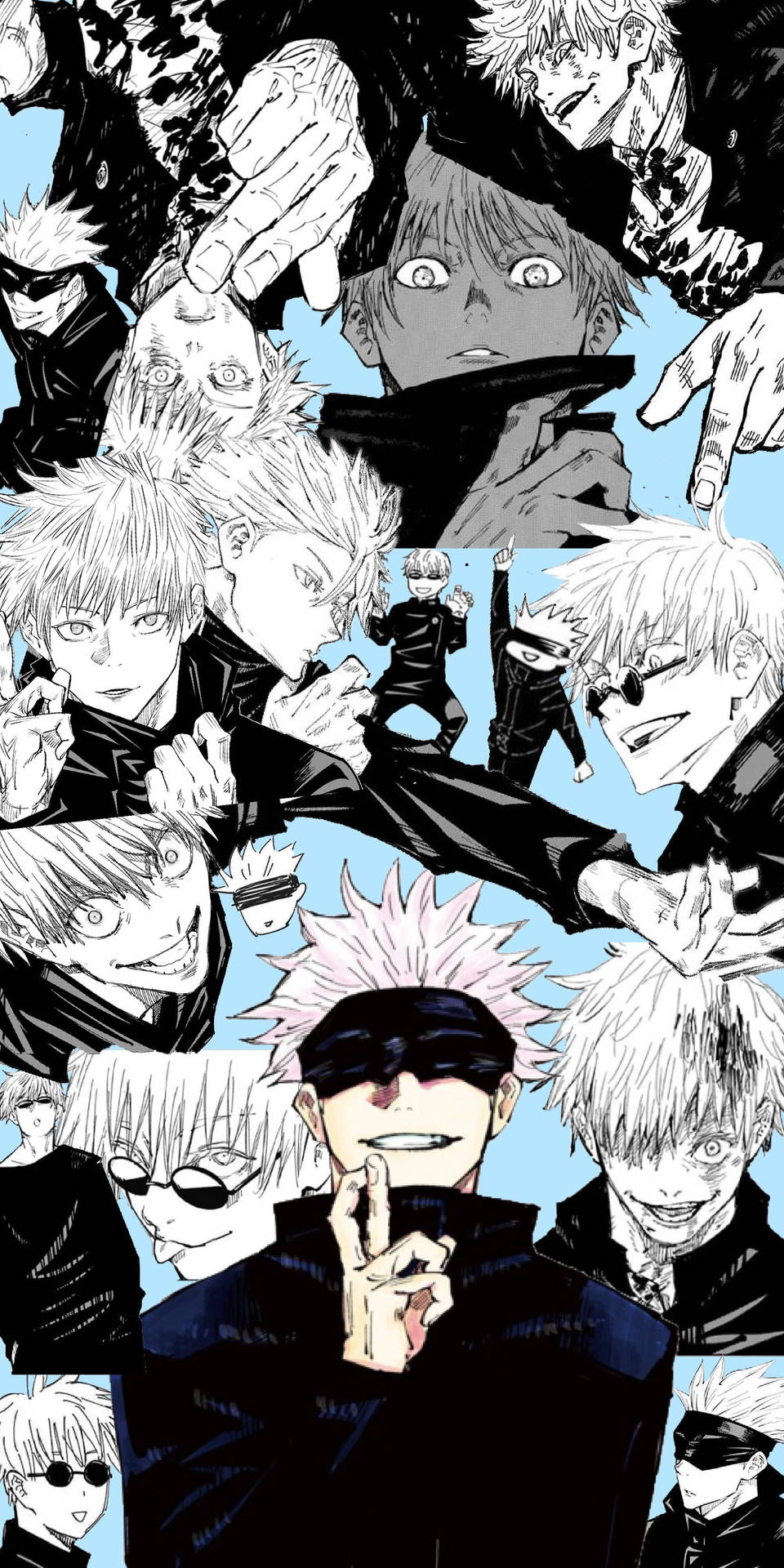 Gojo Satoru ταπετσαρία manga art Jujutsu Kaisen — Jujutsu Kaisen Ταπετσαρία