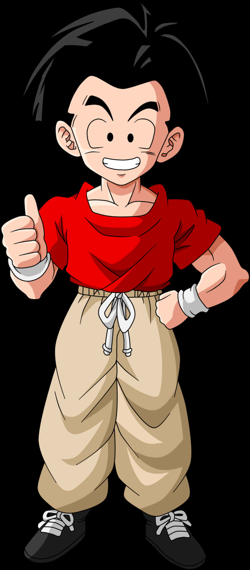 Ο Νεαρός Goku με Αντίχειρα Πάνω Ταπετσαρία