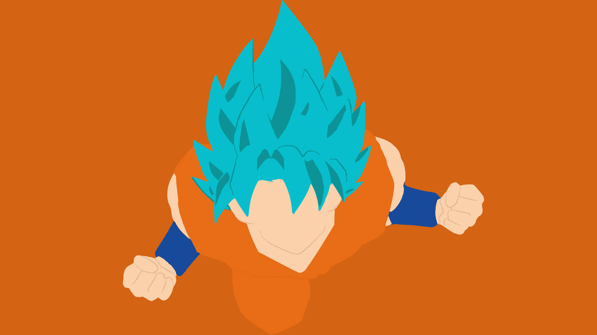 Ο Goku έτοιμος και προετοιμασμένος για μάχη Ταπετσαρία