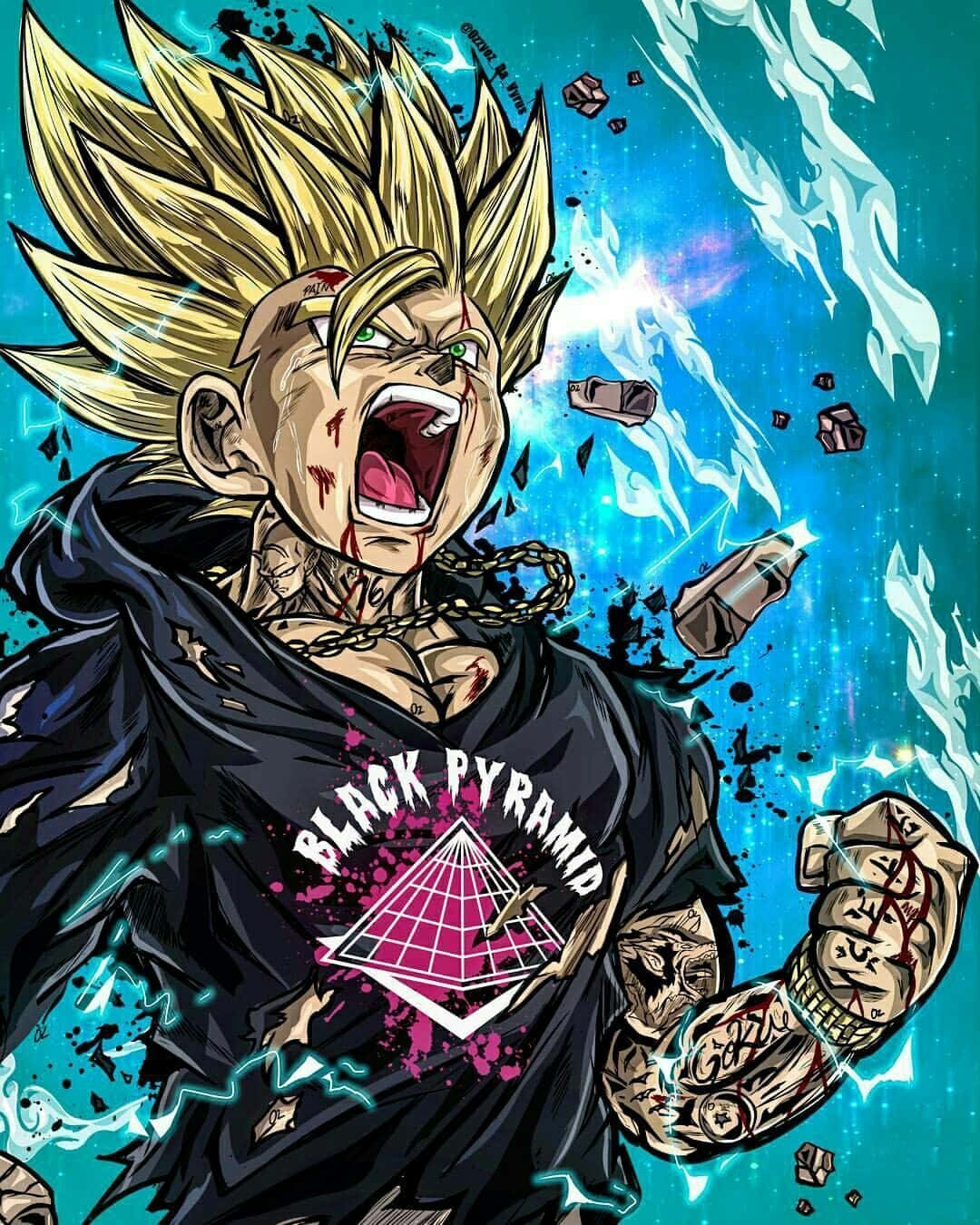 Άρρωστος Goku Anime Dragon Ball Z Ταπετσαρία