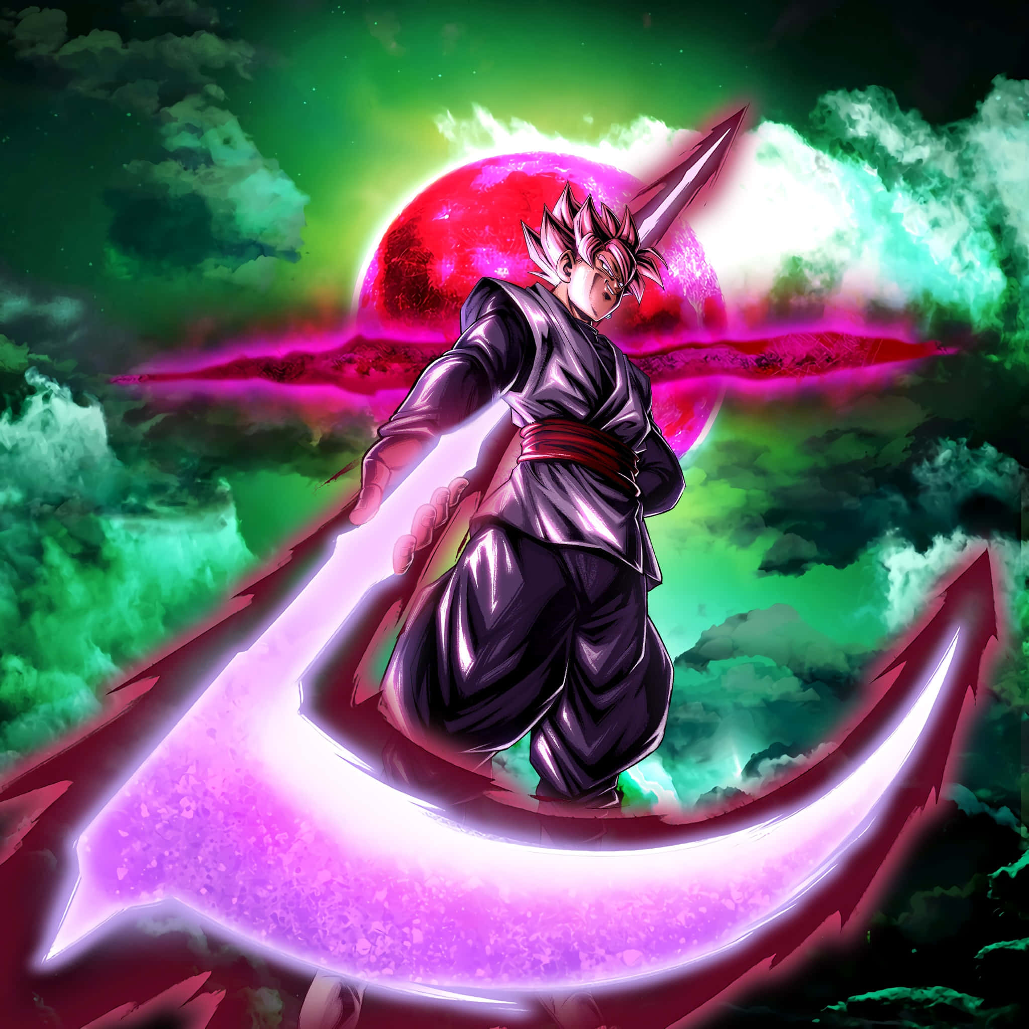 Έντονος Goku Black σε Δράση Ταπετσαρία