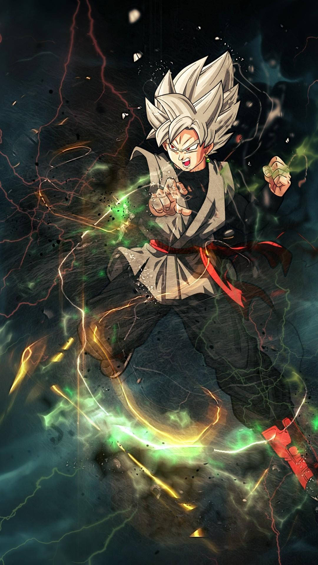 Ηλεκτρικός Goku Black iPhone Ταπετσαρία