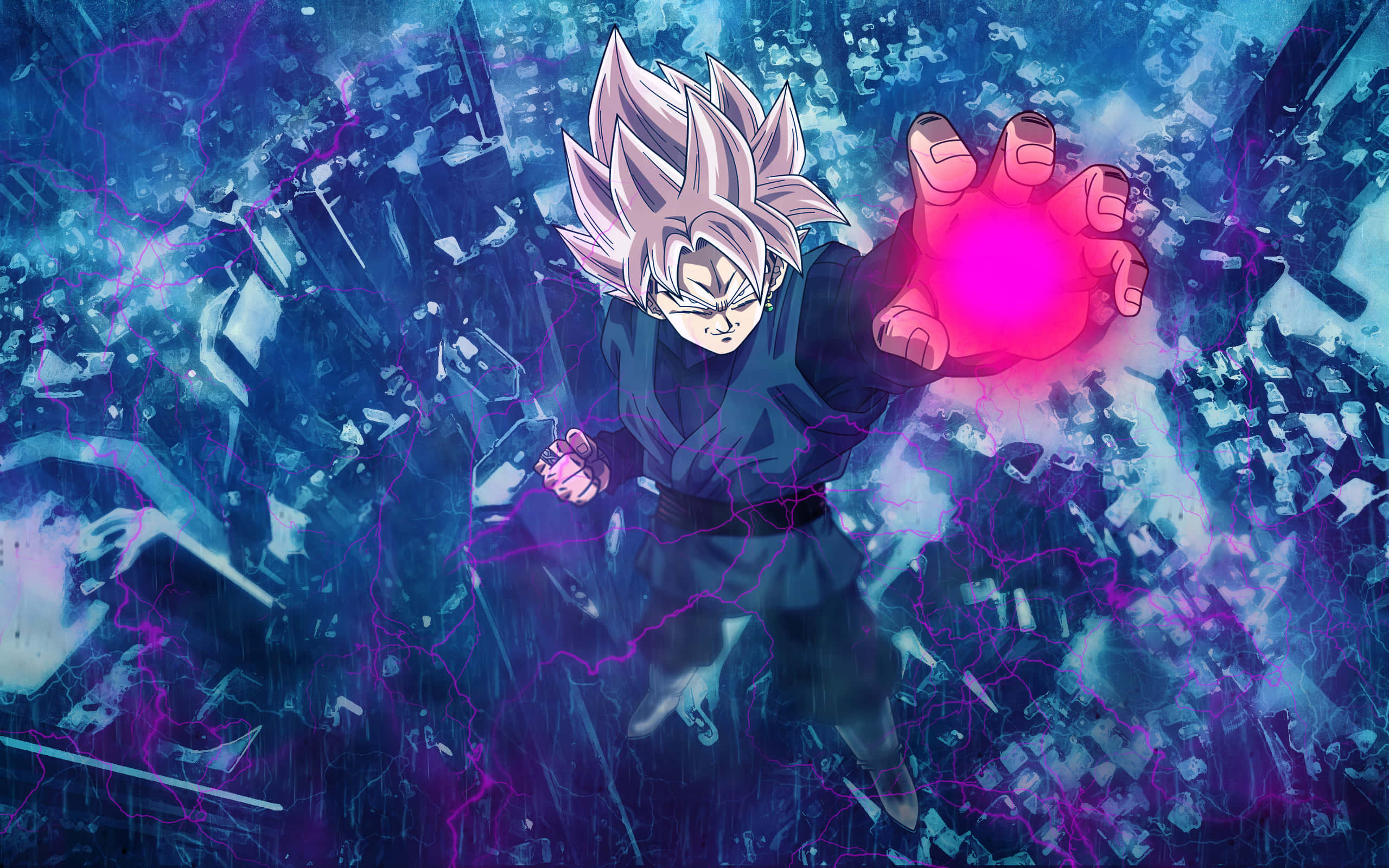 Πανίσχυρος Goku Black σε ατρόμητη δράση Ταπετσαρία