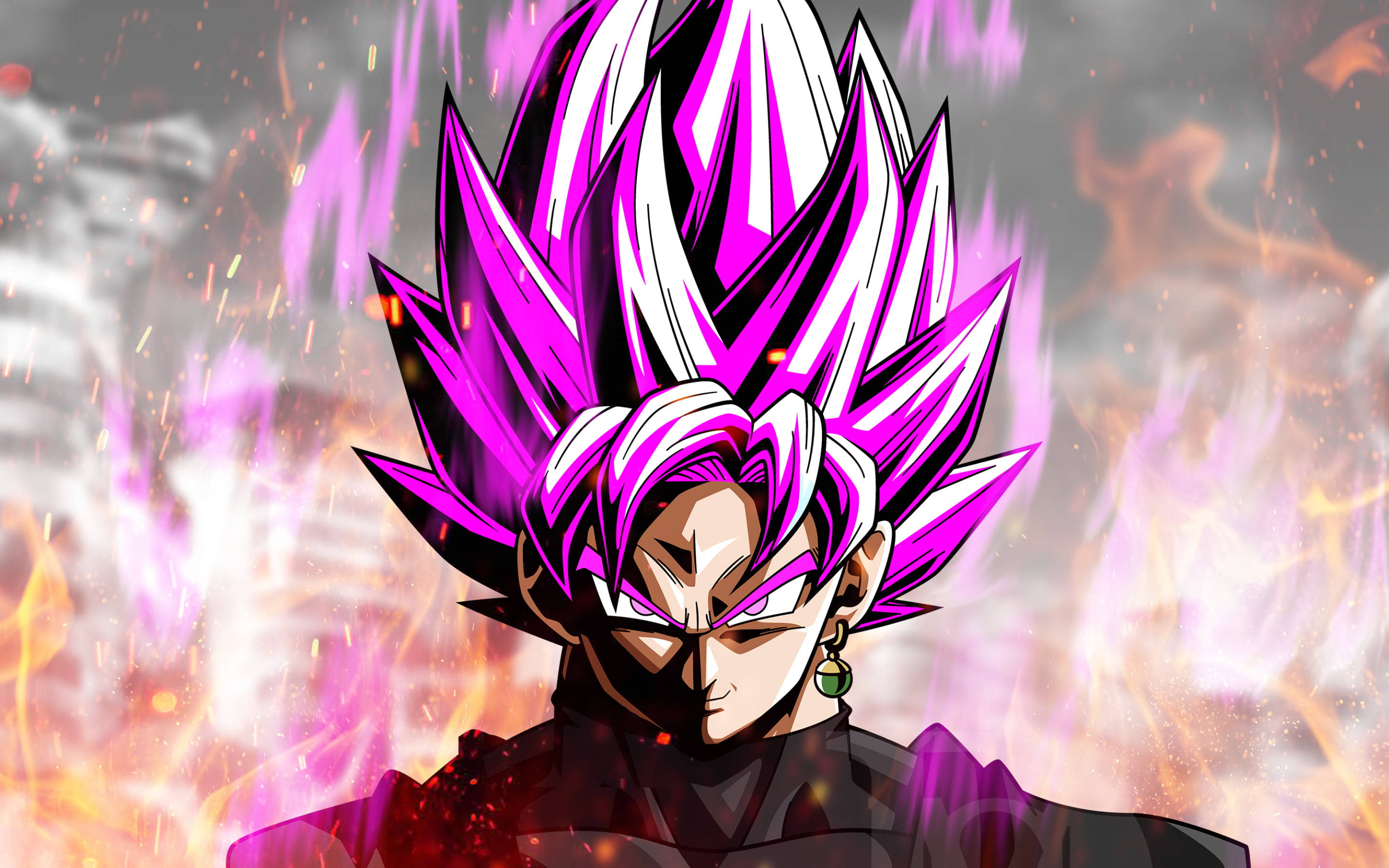 Goku Black PFP Μωβ Μαλλιά Super Saiyan Ταπετσαρία