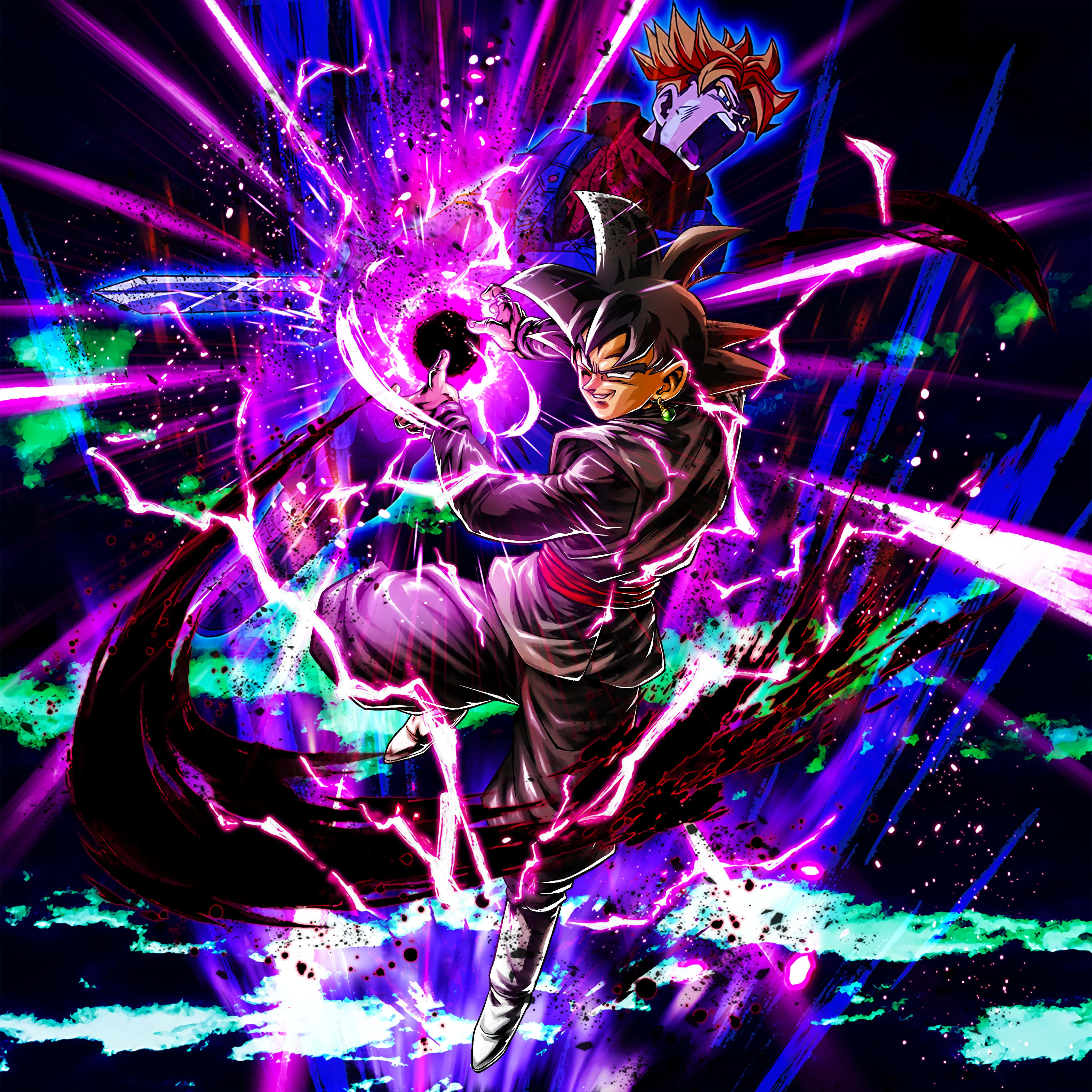 Έντονος Goku Black σε Στάση Μάχης Ταπετσαρία
