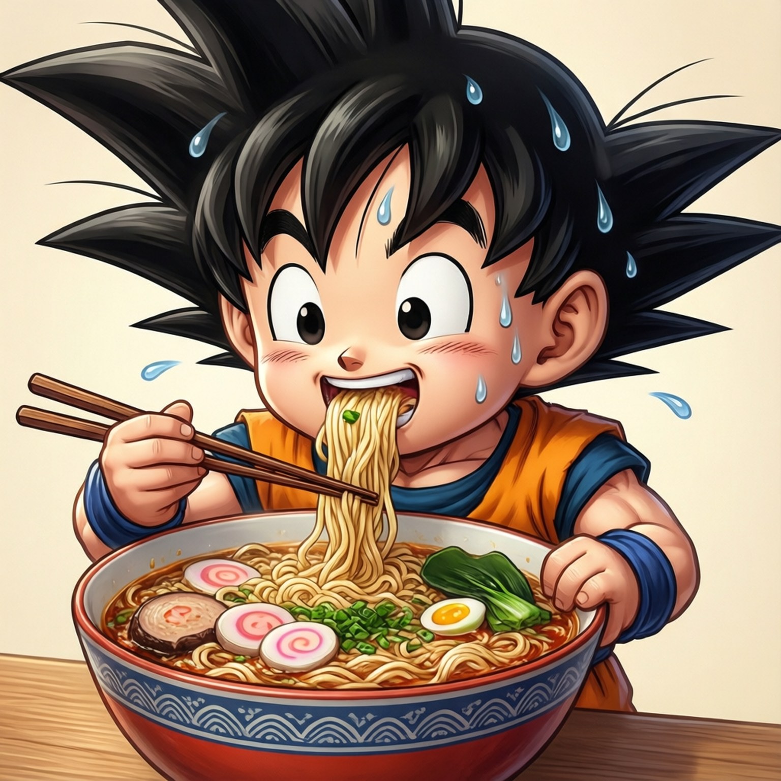 Το γεύμα του Goku Ταπετσαρία