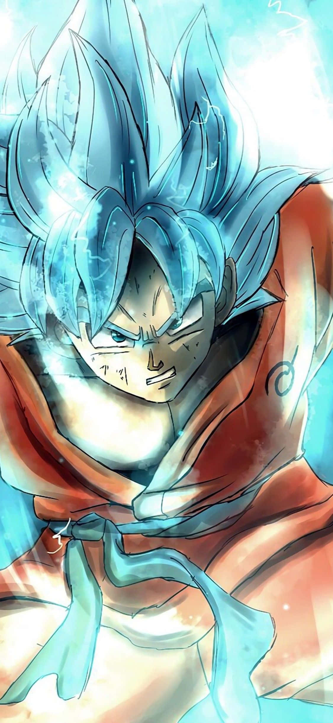 Goku Super Saiyan God Dragon Ball Super iPhone Ταπετσαρία