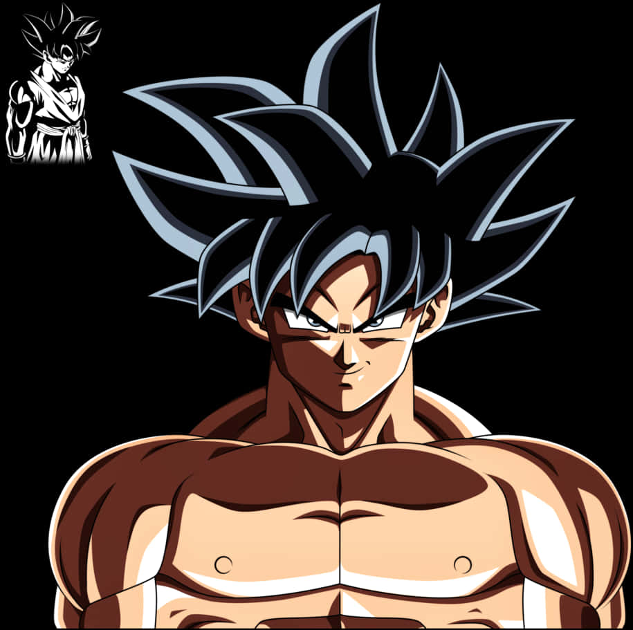 Πορτρέτο Goku Ultra Instinct Ταπετσαρία
