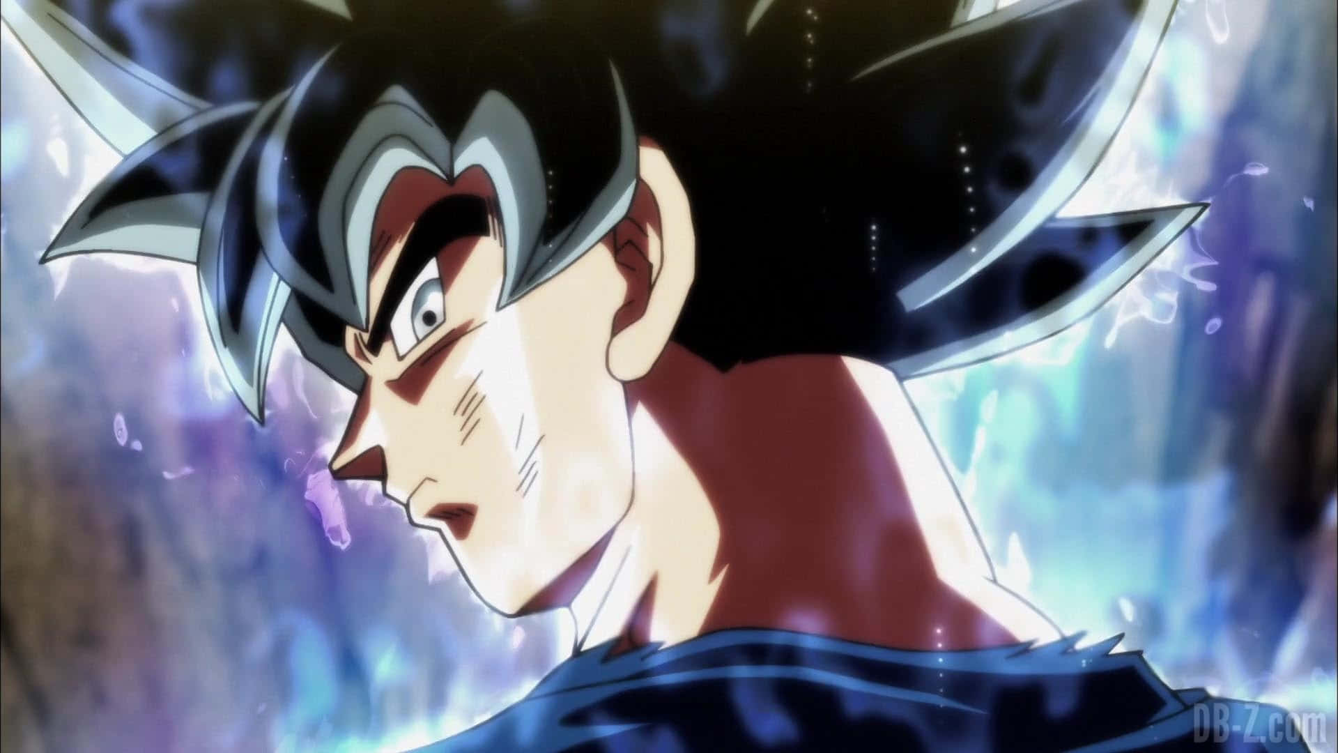 Ο Goku χρησιμοποιεί τη δύναμη του Ultra Instinct Ταπετσαρία