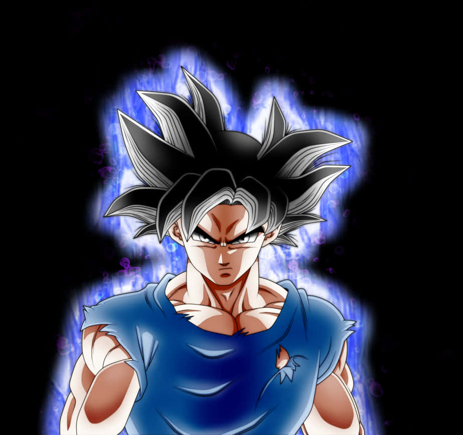 Ο Goku σε Ultra Instinct με Αύρα Δύναμης Ταπετσαρία