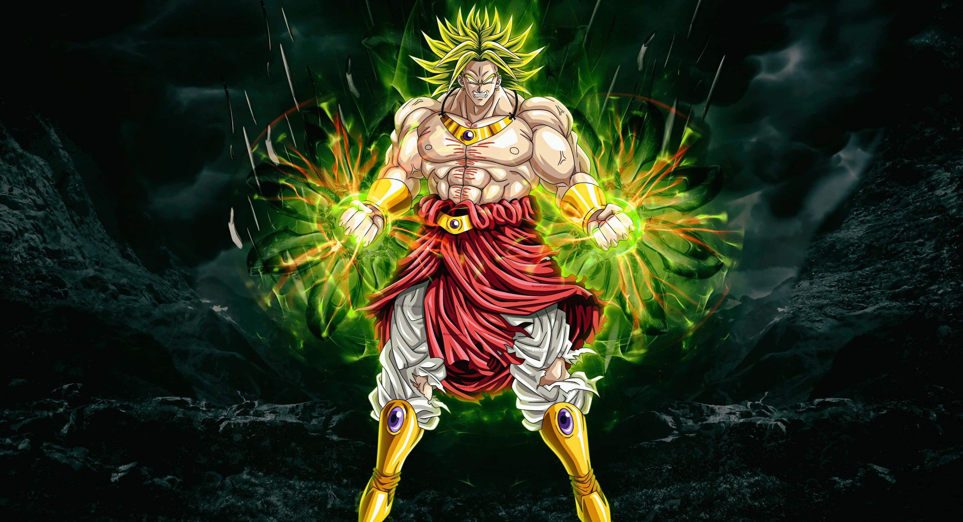 Ο Gokū και ο Vegeta μάχονται στην επική κυκλοφορία ταινίας του Dragon Ball Super: Broly Ταπετσαρία