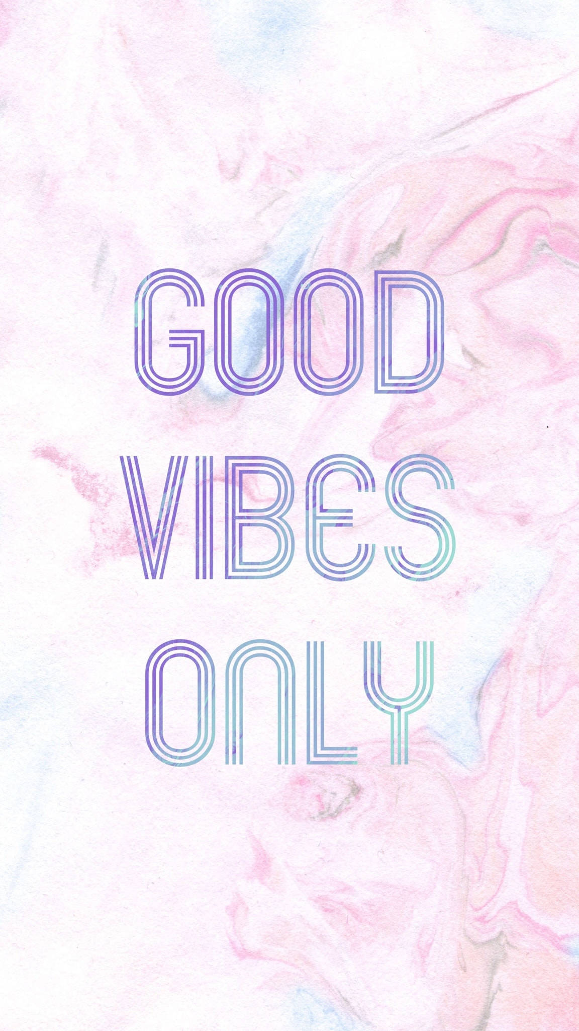 Good Vibes Only Αισθητική Διάθεση Ταπετσαρία