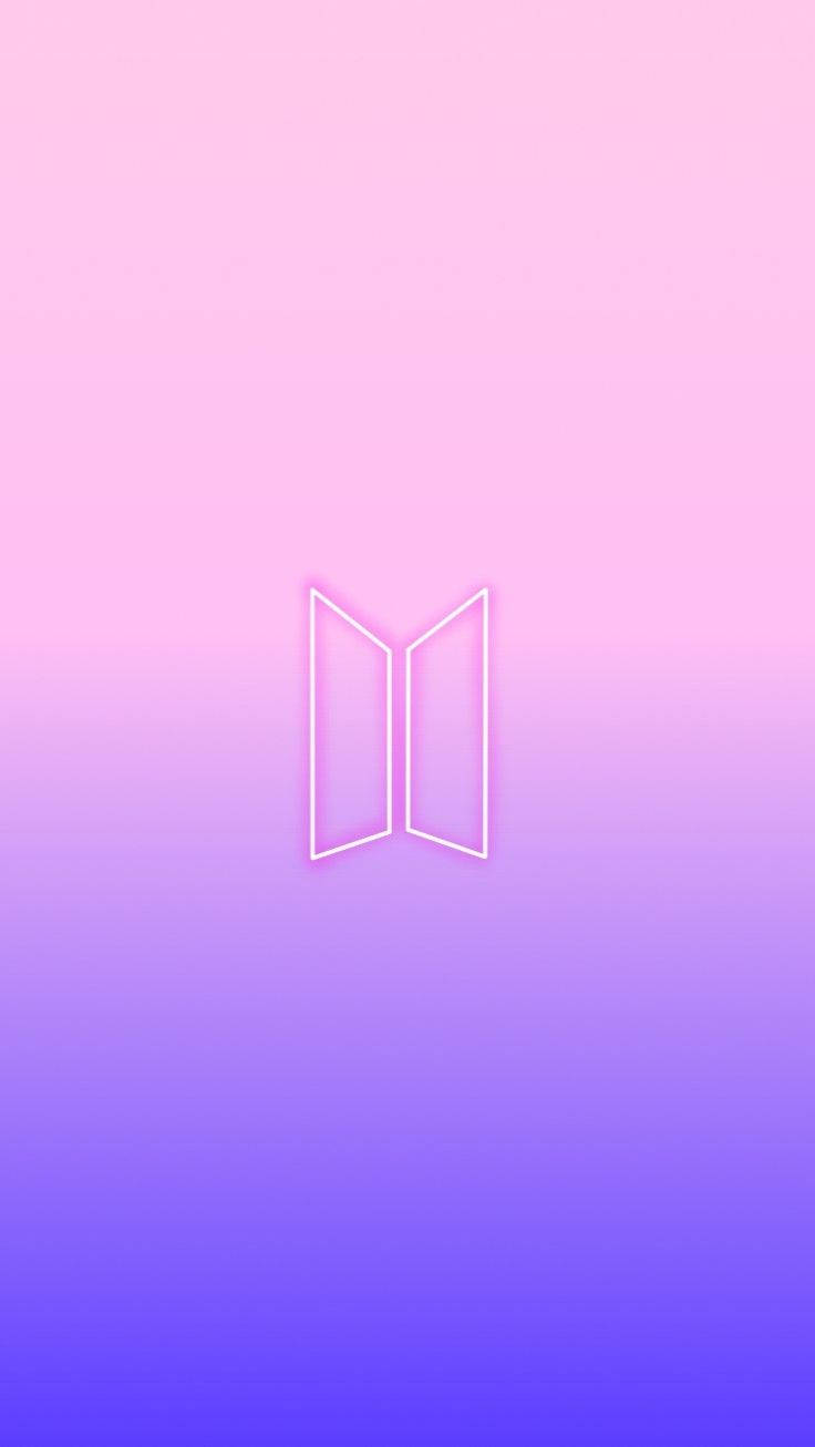Μωβ Gradient Λογότυπο BTS Ταπετσαρία