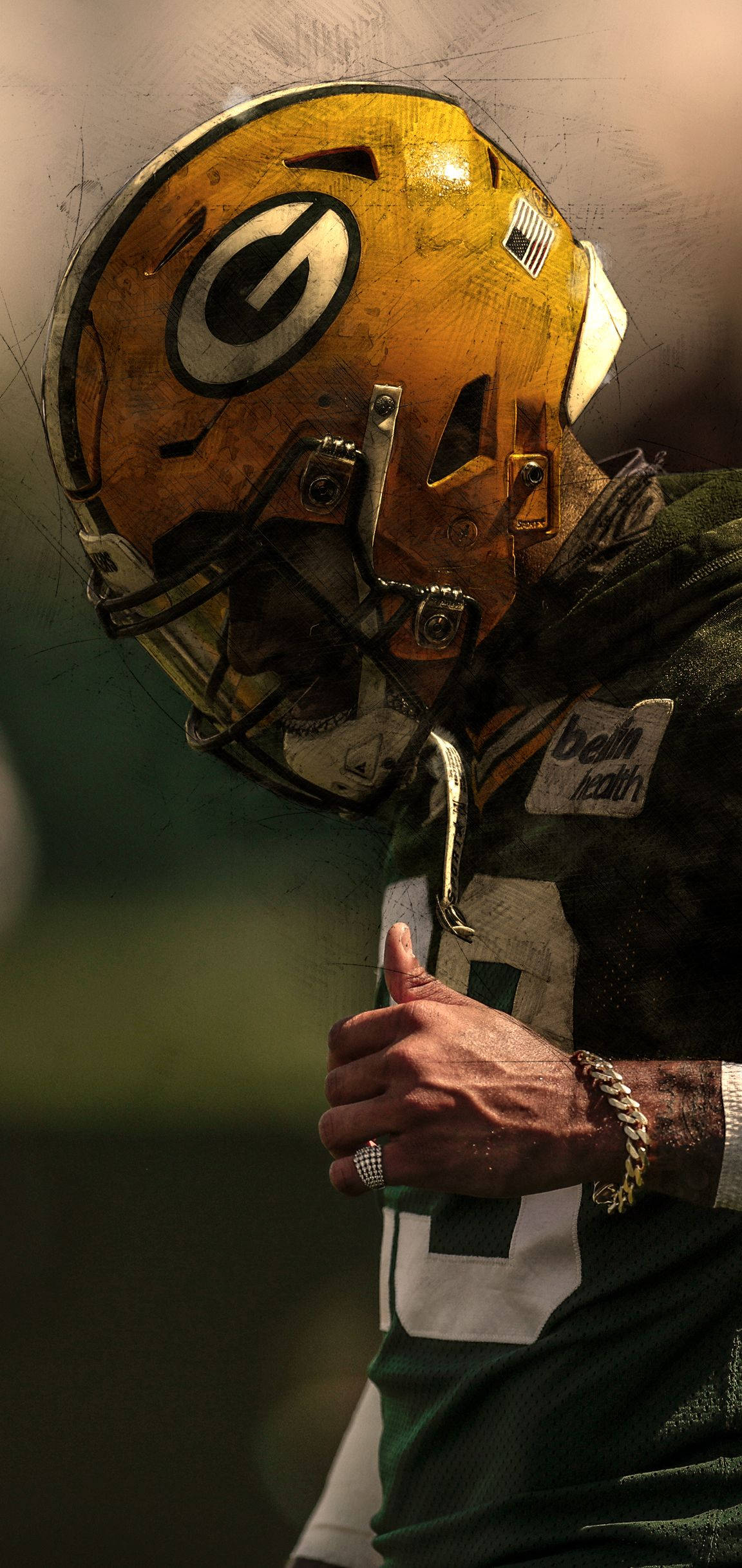 Green Bay Packers Jaire Γραφική Τέχνη Ταπετσαρία