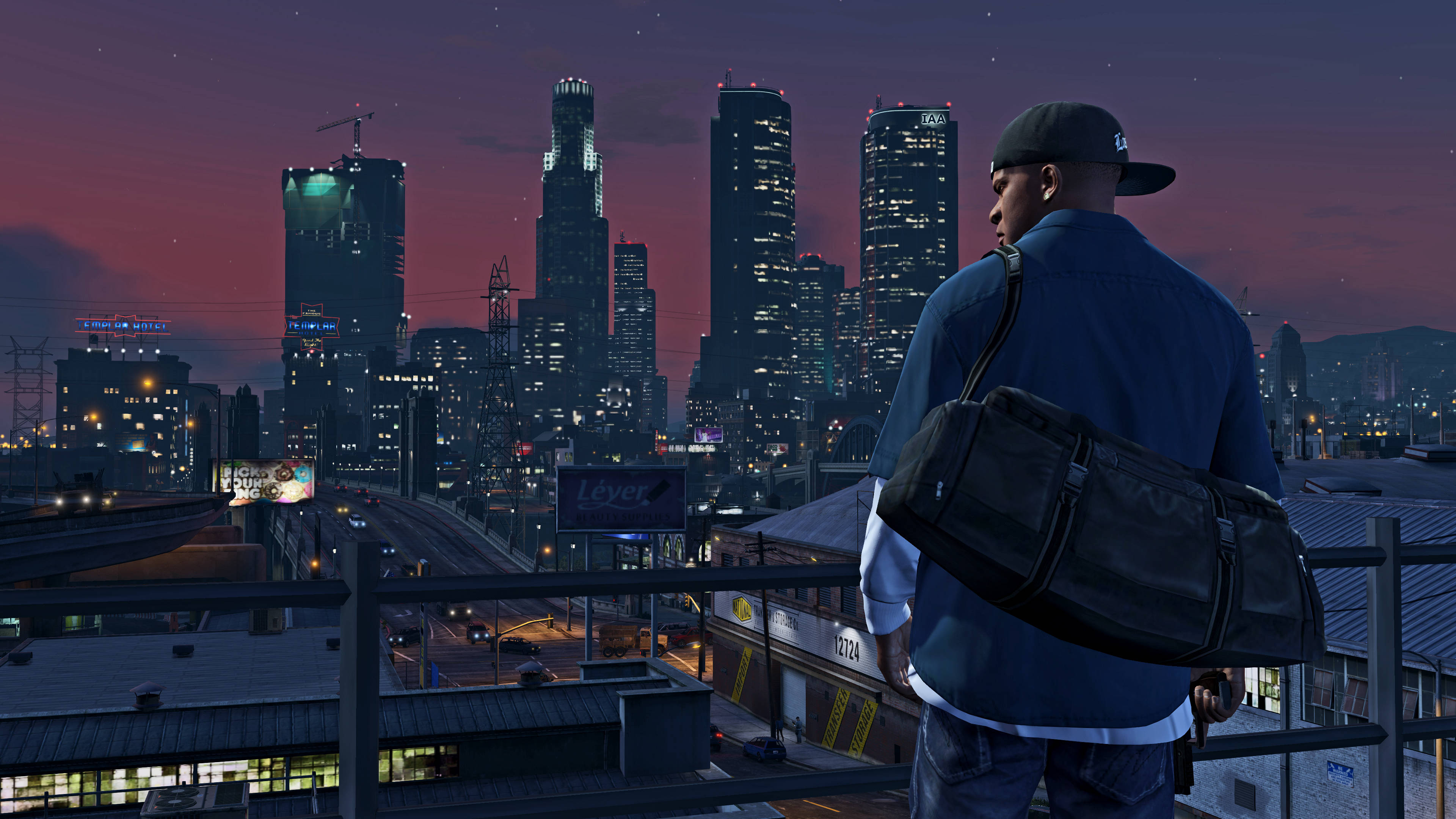 Κούλ τύπος GTA με τσάντα Ταπετσαρία