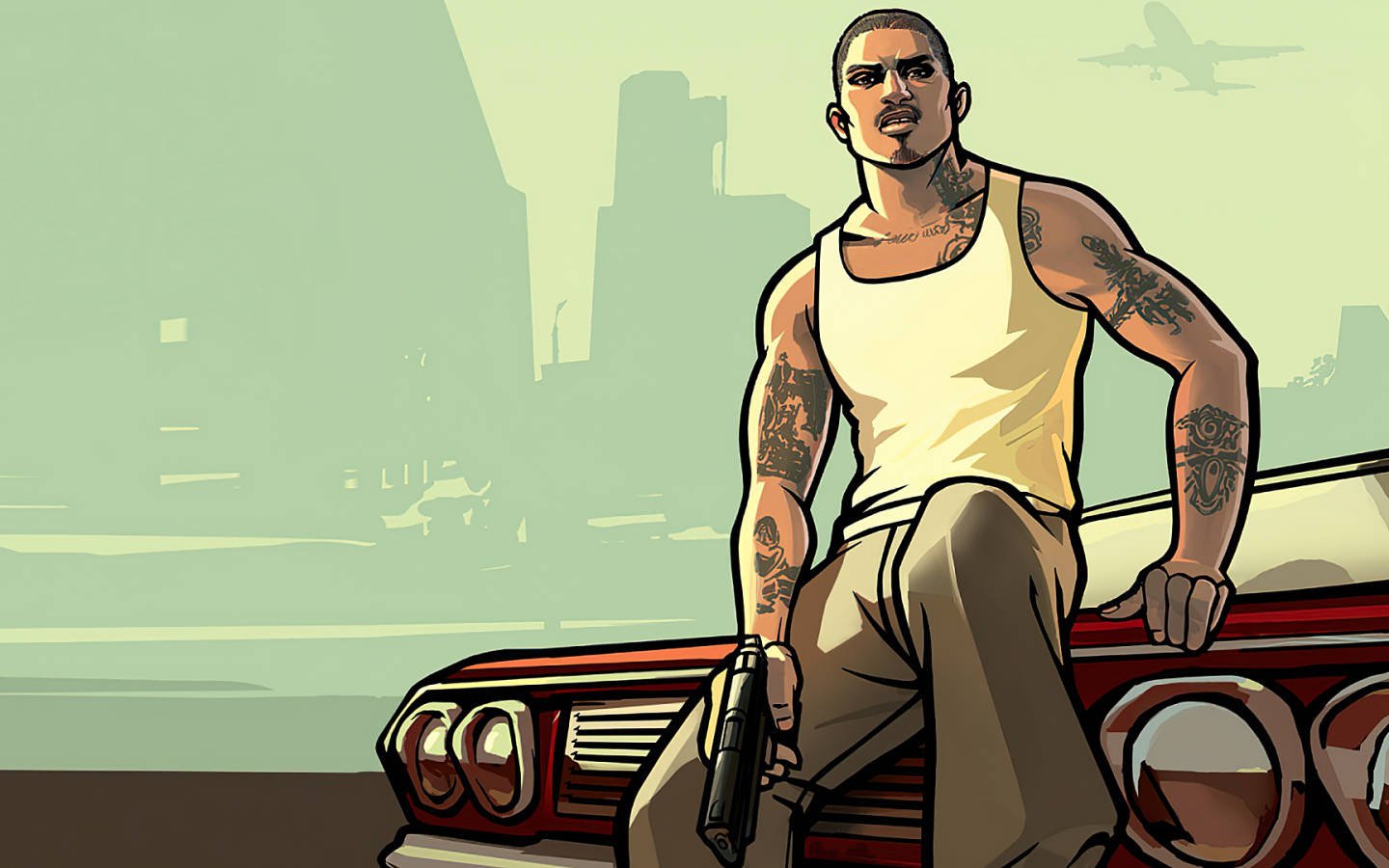 GTA SA 4K Κύριος Χαρακτήρας Ταπετσαρία
