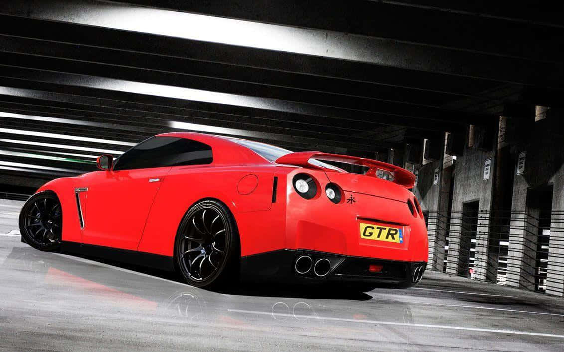 Κόκκινο GTR R35 Ταπετσαρία