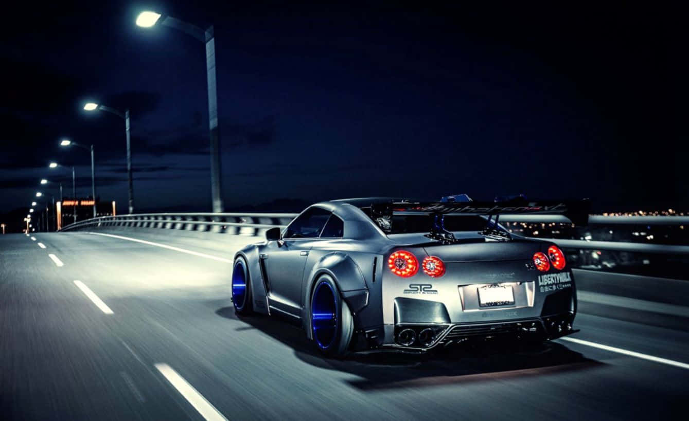 GTR R35 Νυχτερινός Δρόμος Ταπετσαρία