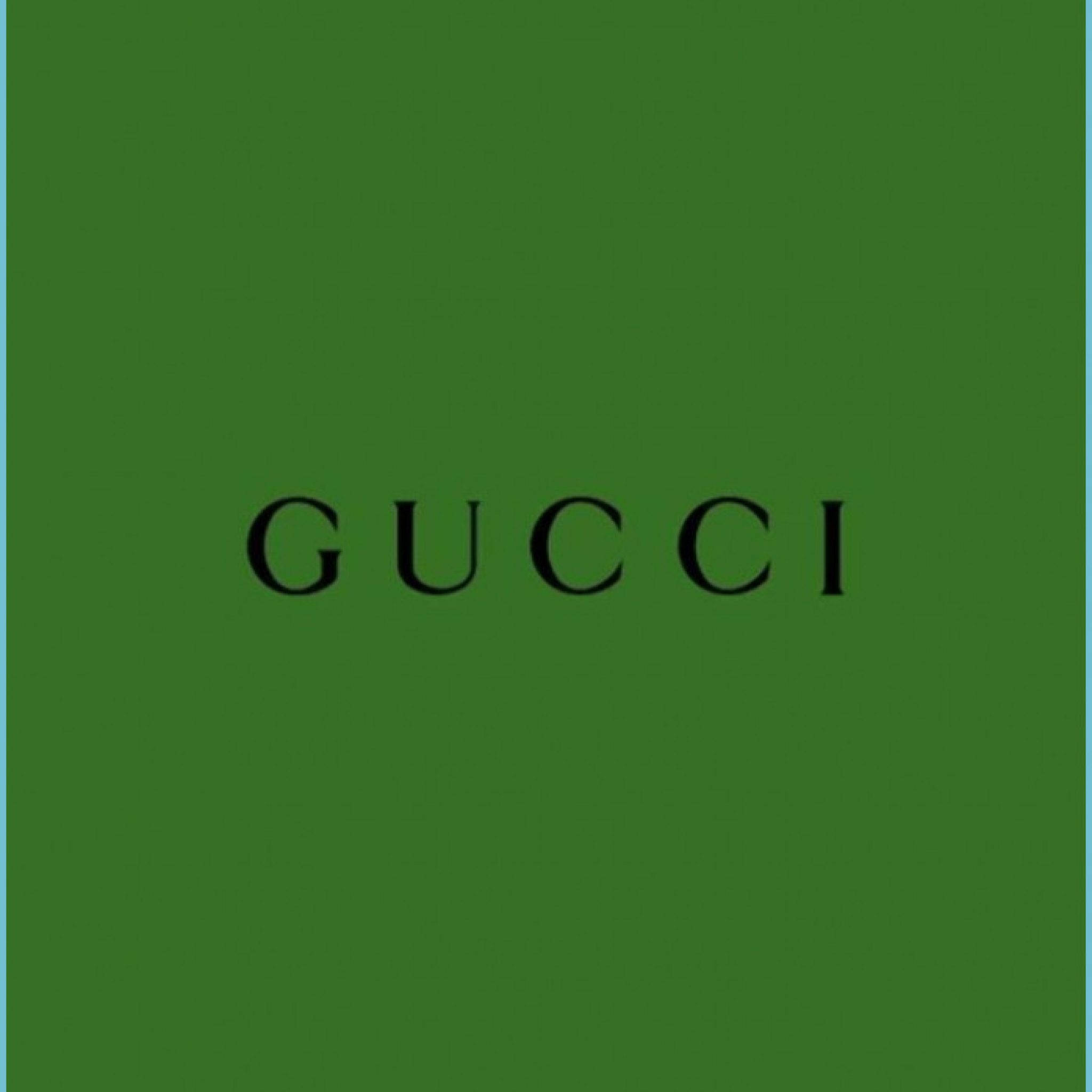 Gucci Πράσινο Απλό Ταπετσαρία