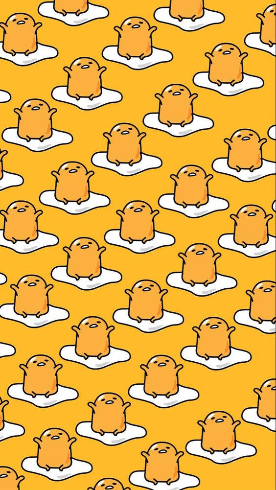 Μικροσκοπικό Αισθητικό Μοτίβο Gudetama Ταπετσαρία