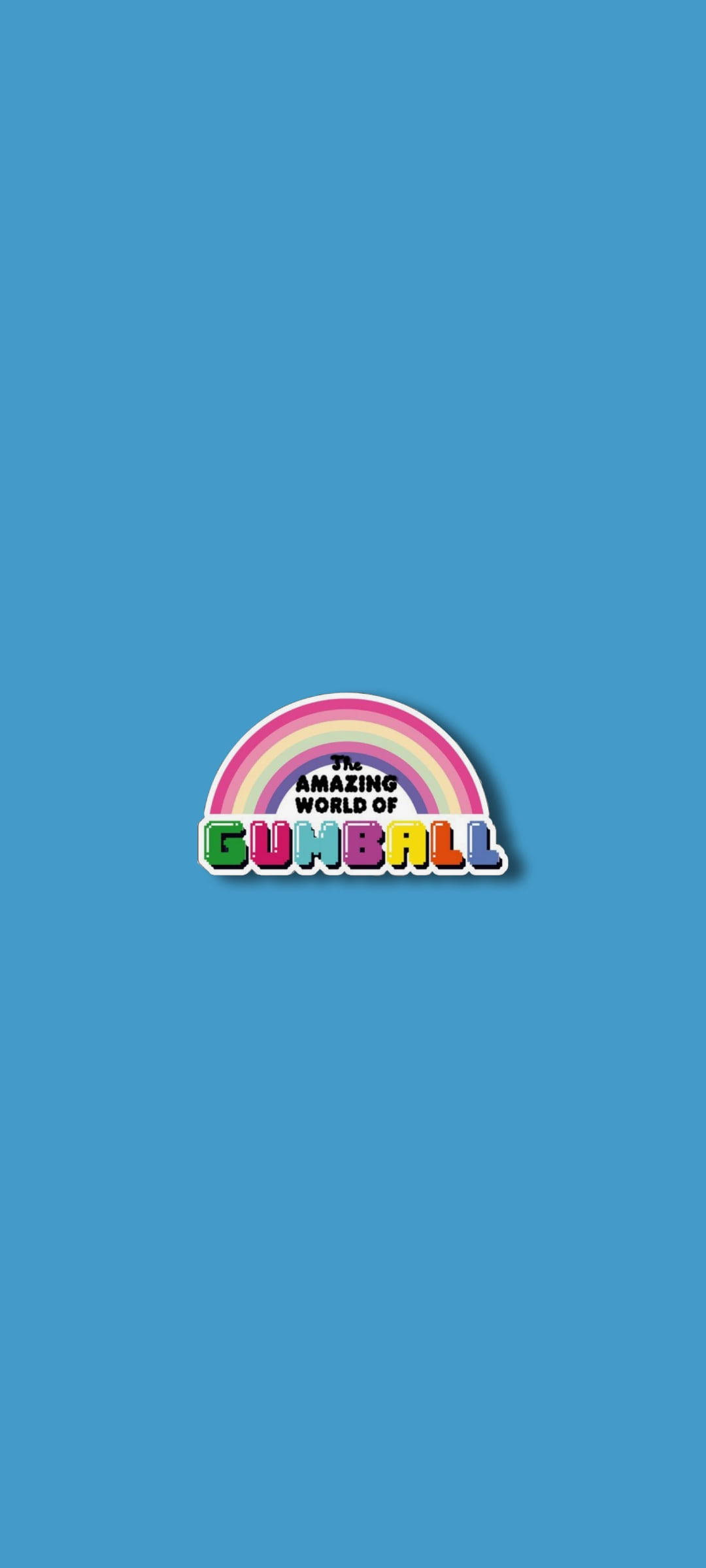 Γαλάζια Αισθητική Gumball Ταπετσαρία