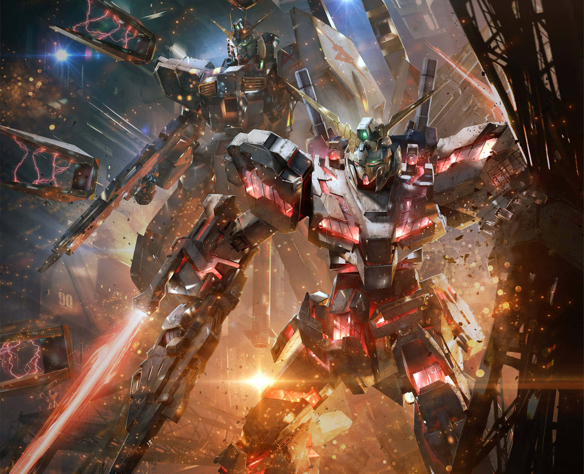 Το εμβληματικό Gundam δείχνει τη δύναμή του στο πεδίο της μάχης Ταπετσαρία