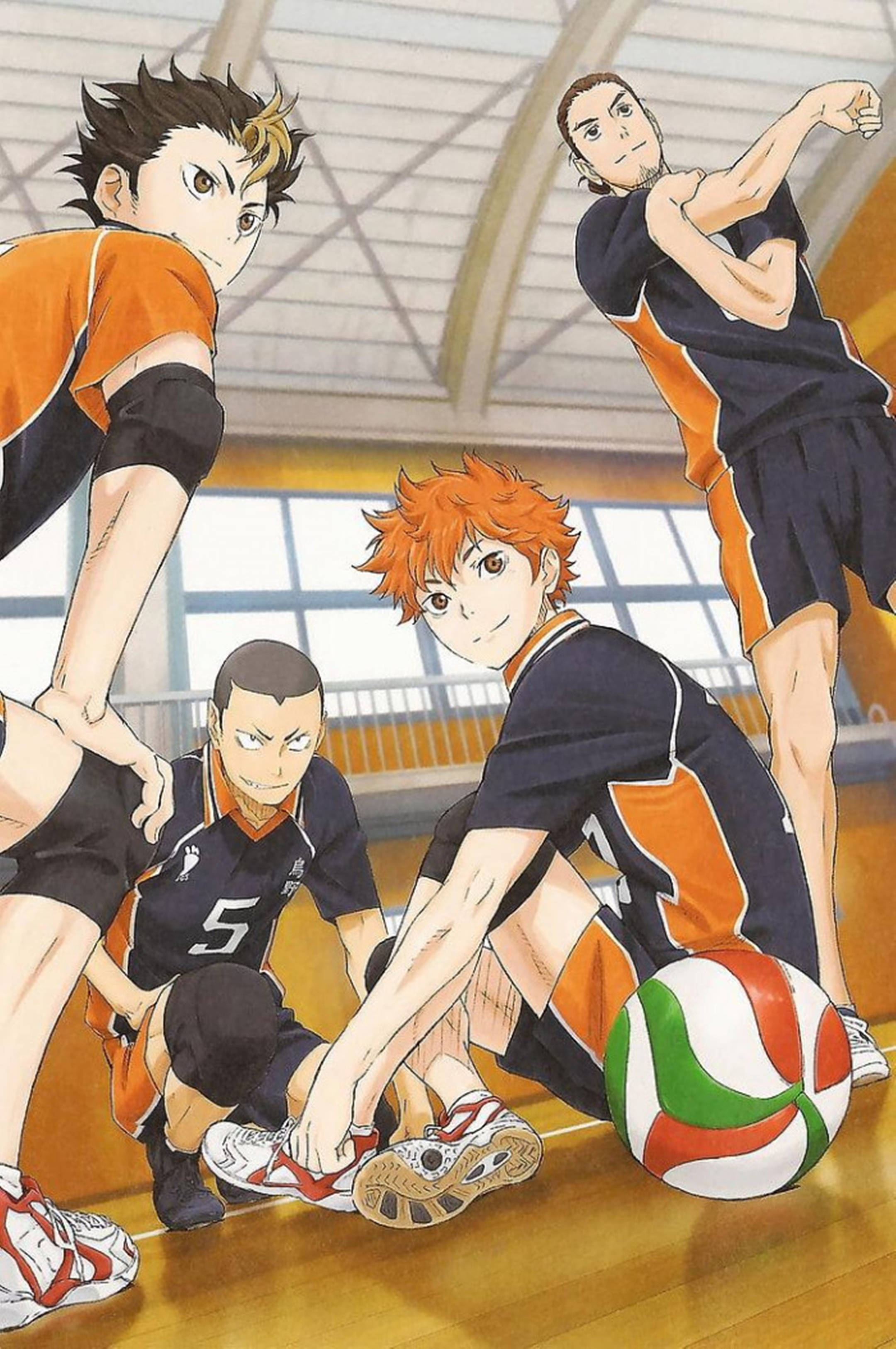 Haikyuu 4K Προθέρμανση Ταπετσαρία