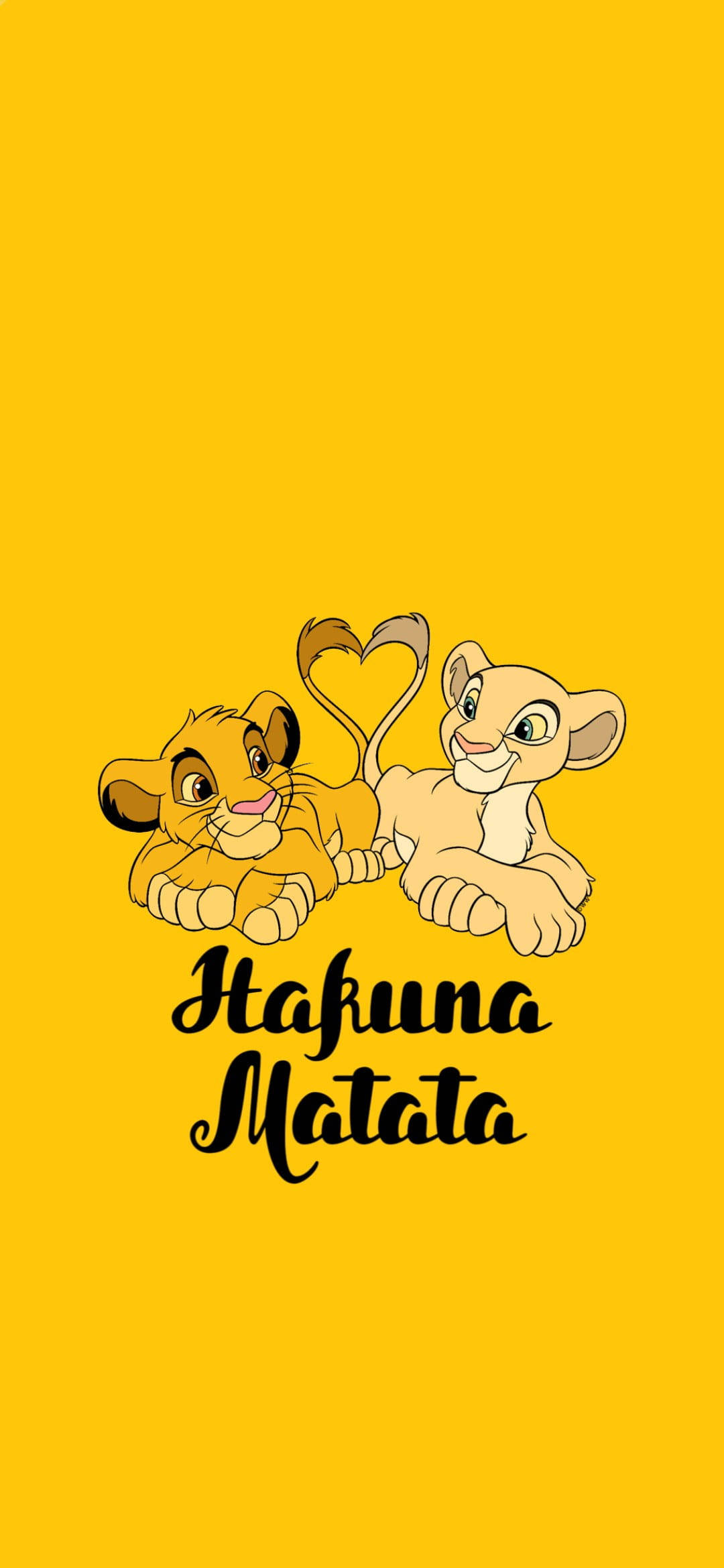 Hakuna Matata Λιοντάρι Τηλέφωνο Ταπετσαρία
