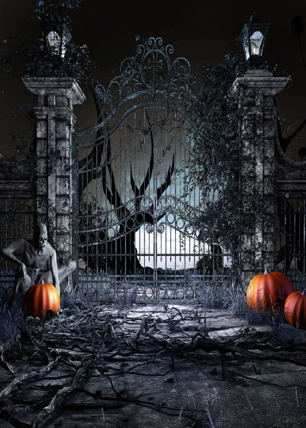 Τρομακτικές εικόνες Halloween Ταπετσαρία