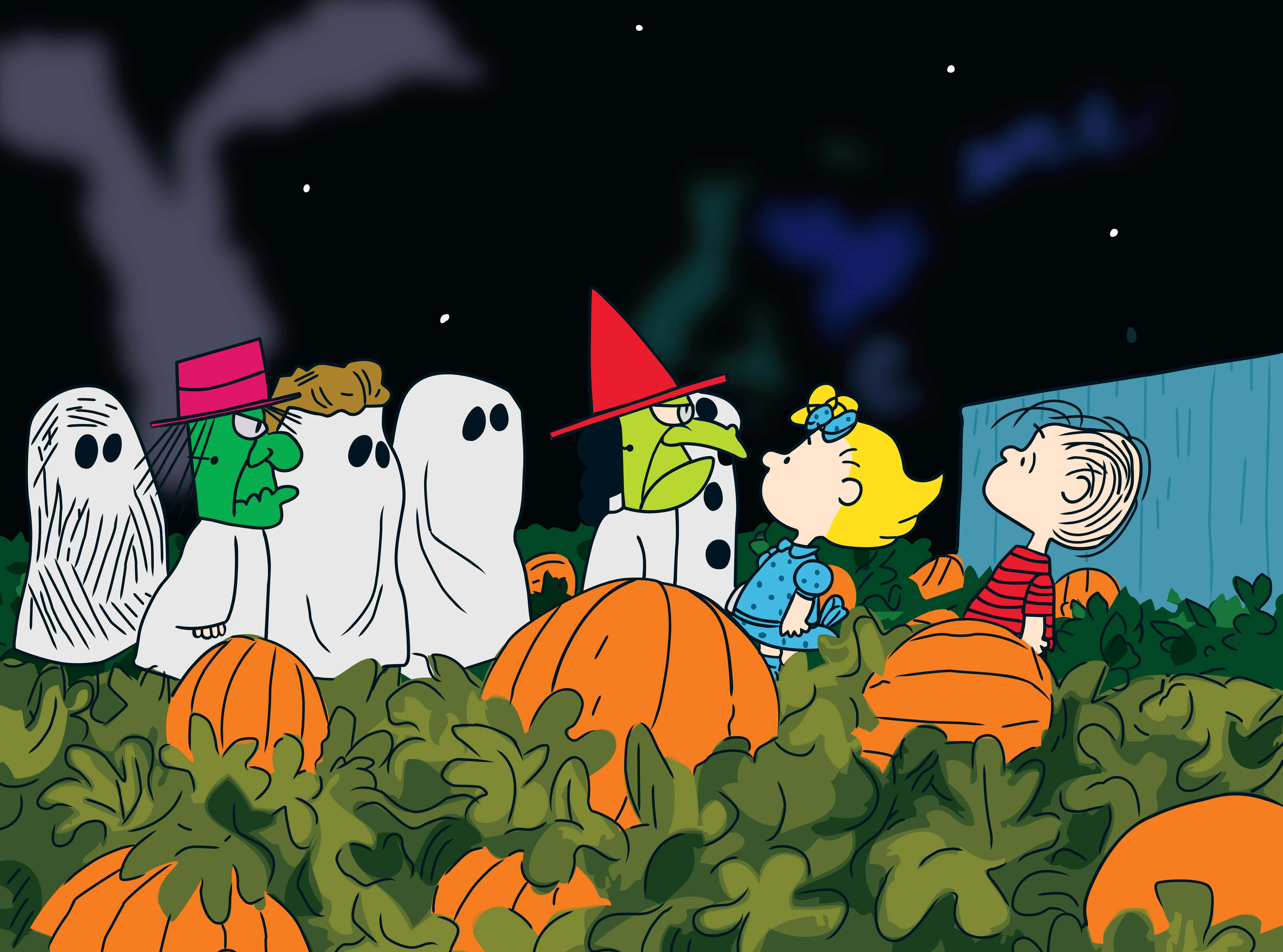 Εικόνες Halloween του Τσάρλι Μπράουν Ταπετσαρία