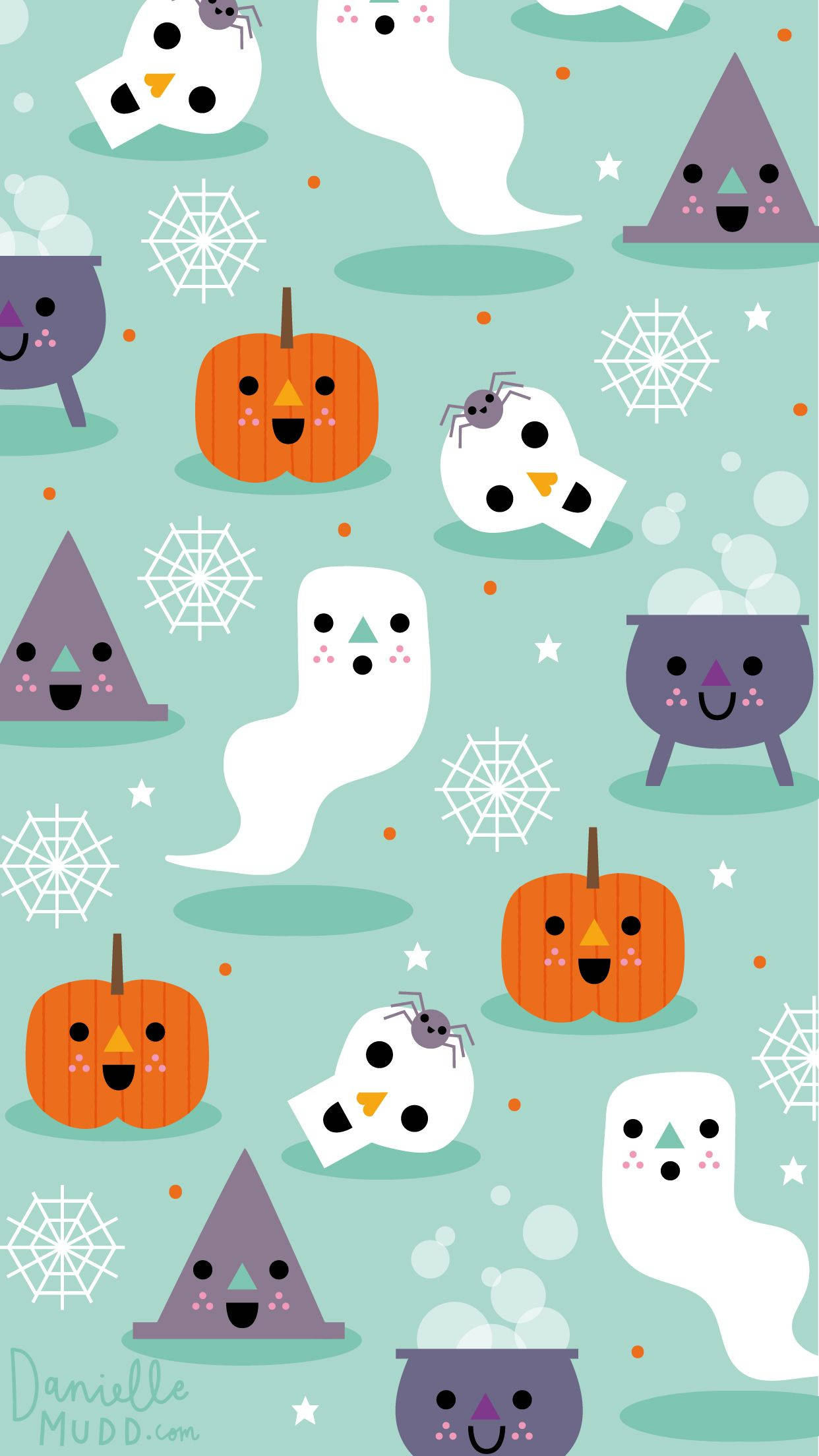 Χειμωνιάτικο Halloween για iPhone Ταπετσαρία