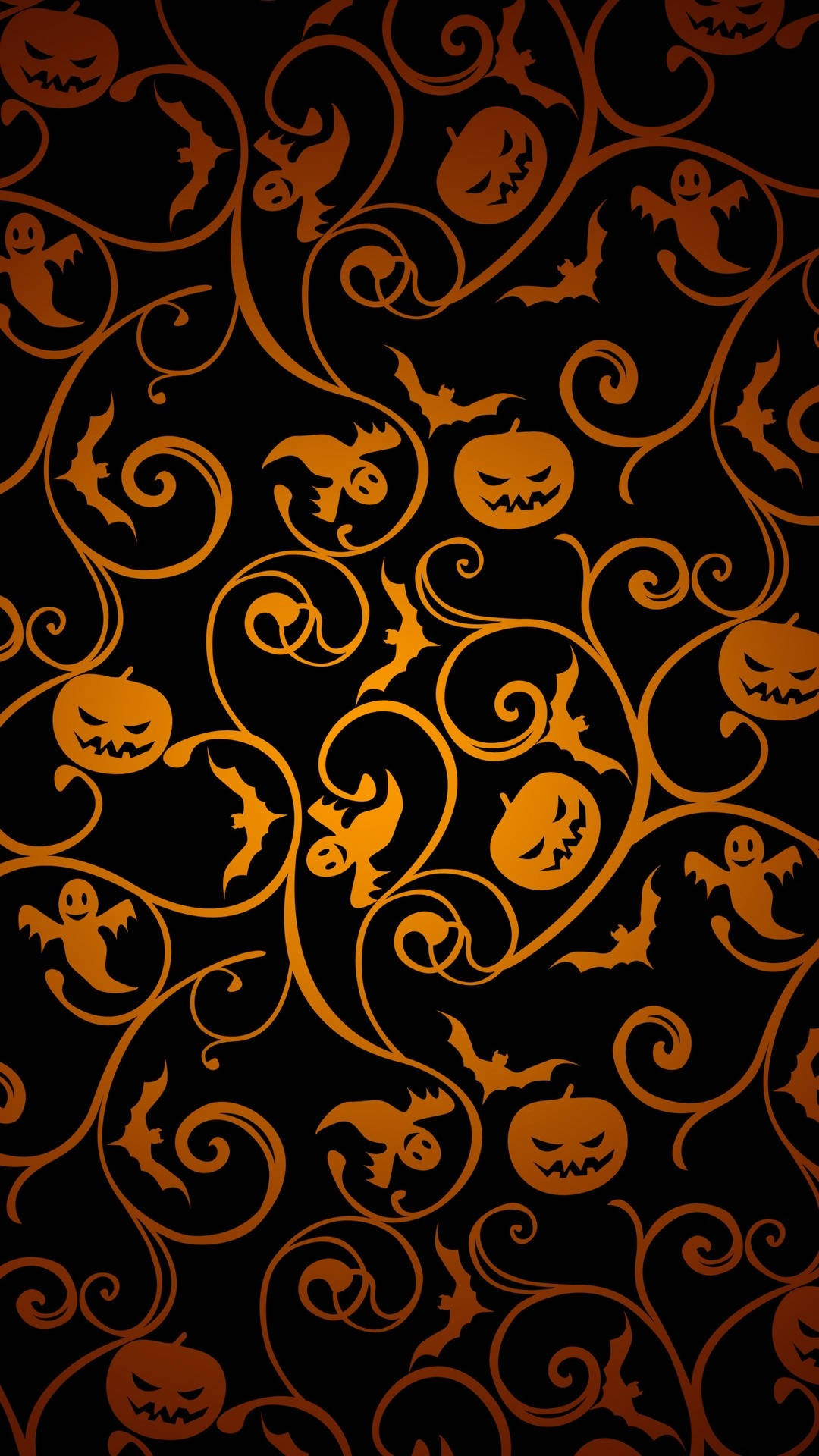 Αφηρημένο Μοτίβο Halloween για iPhone Ταπετσαρία