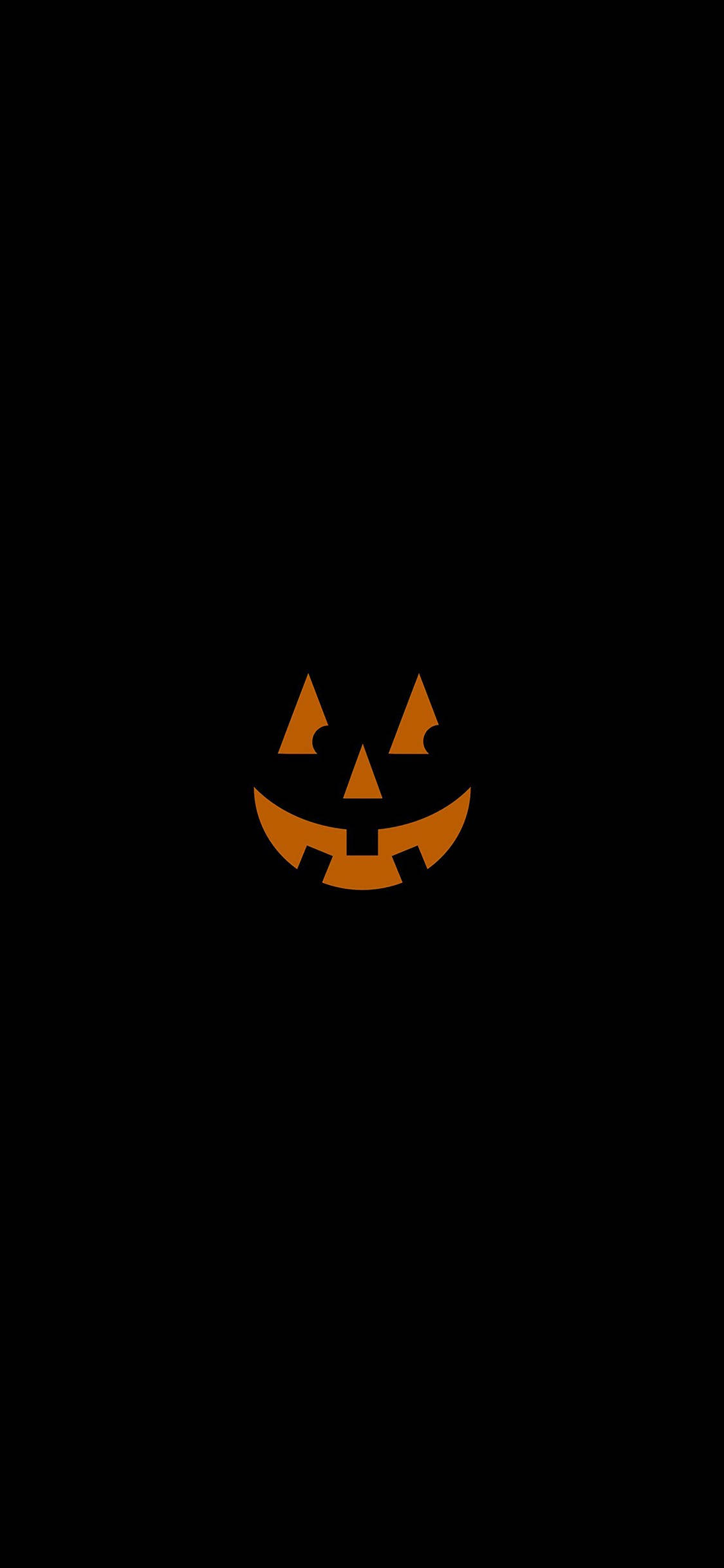 Χαμογελαστή Κολοκύθα Halloween iPhone Ταπετσαρία