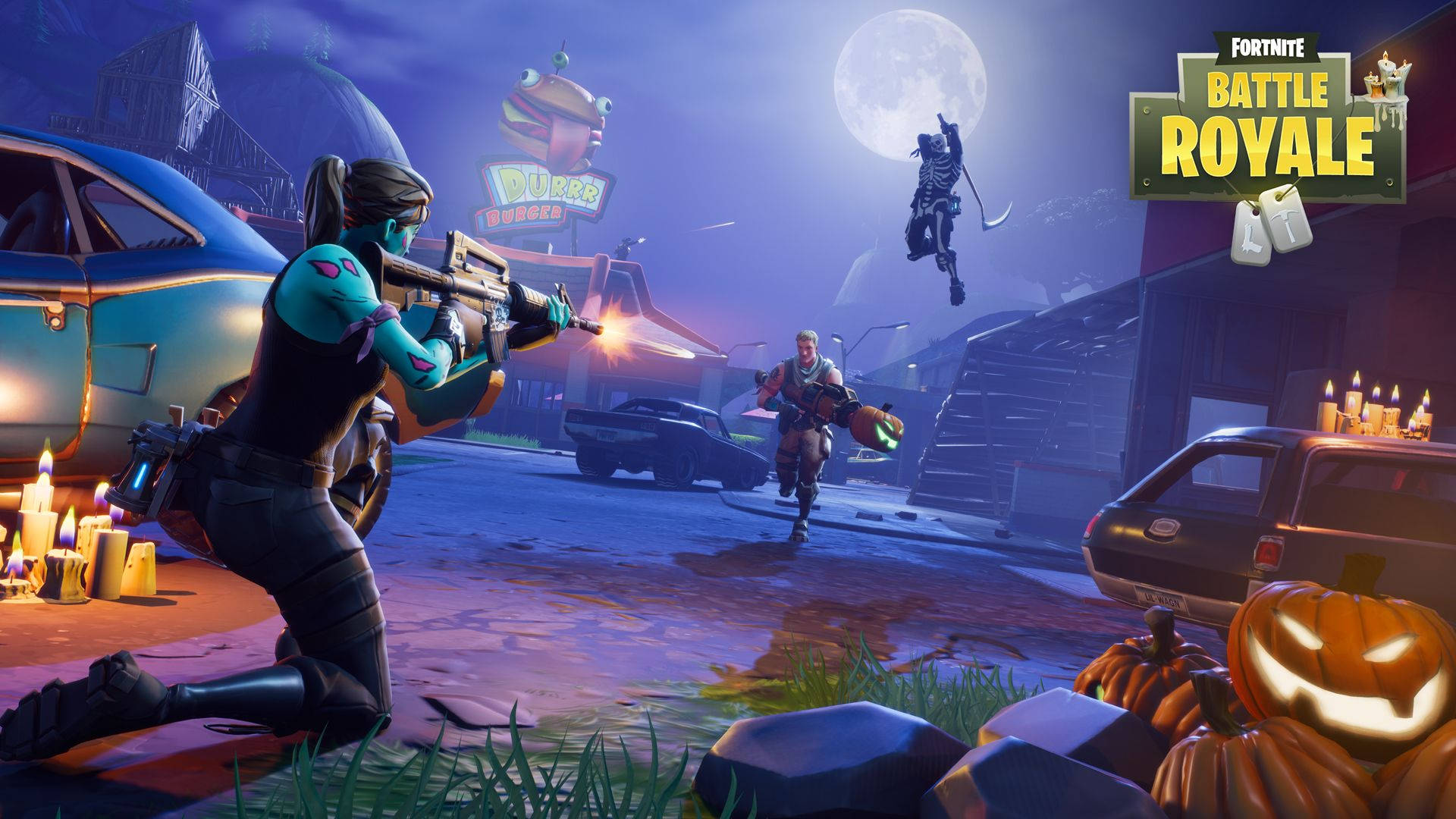 Ξεπεράστε τους Εχθρούς σας στο Halloween Royale του Fortnite Ταπετσαρία