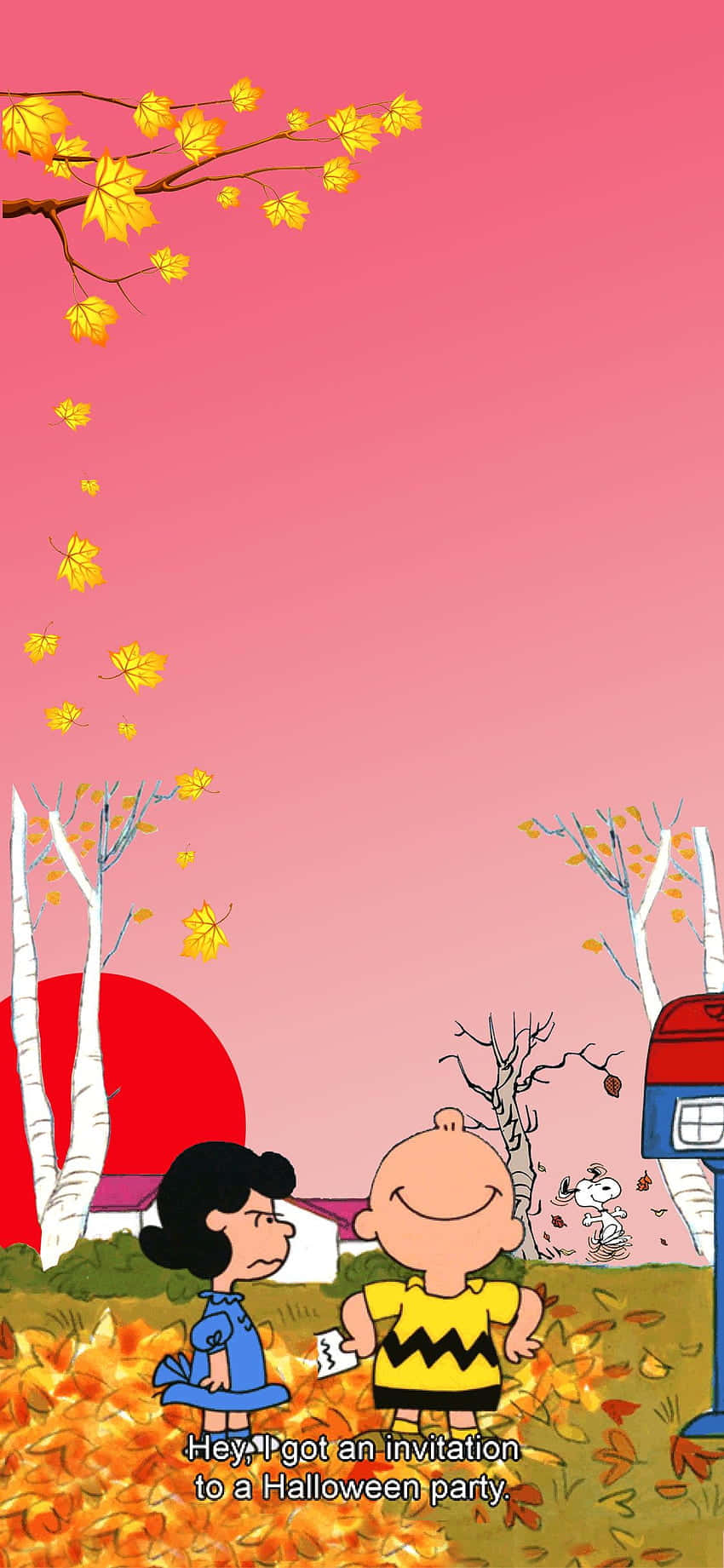 Γιορτάστε το Halloween με τον Snoopy και τον Charlie Brown και όλους τους αγαπημένους σας χαρακτήρες Peanuts! Ταπετσαρία