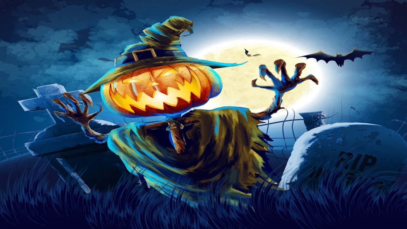 Τρομακτικές εικόνες Halloween Ταπετσαρία