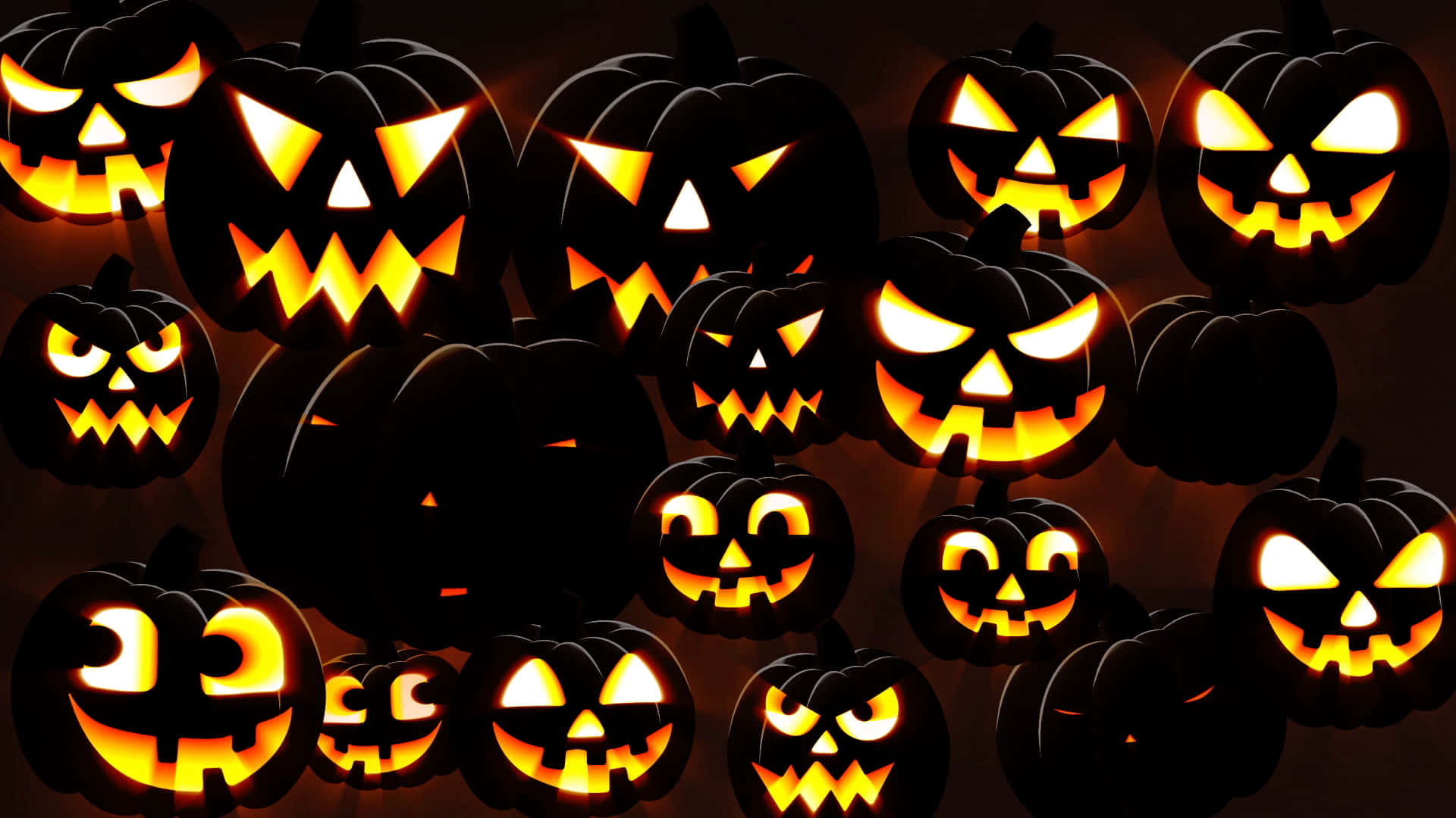Φόντο Κολοκύθας Halloween Μαύρο Καφέ Ταπετσαρία