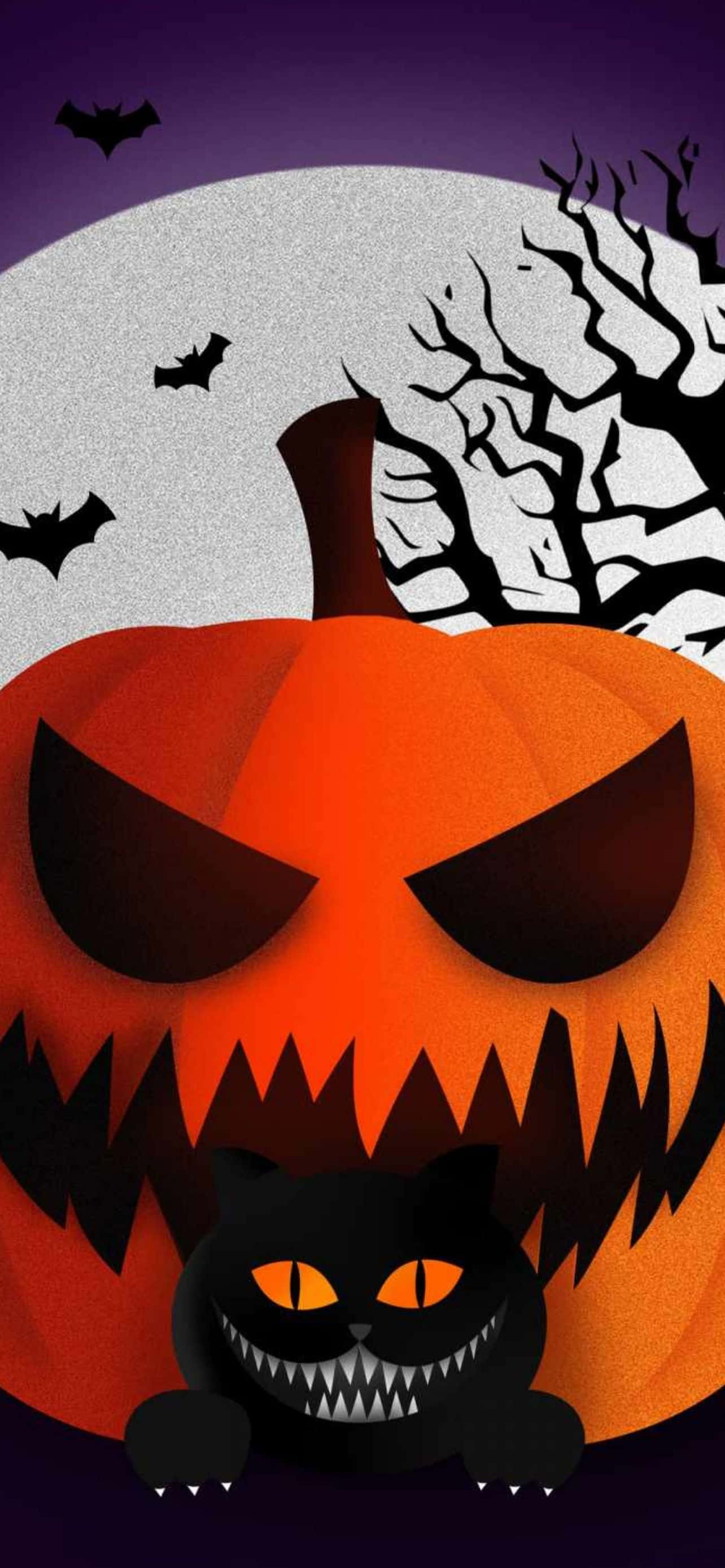 Απολαύστε τα ανατριχιαστικά θαύματα του Halloween με αυτό το ανατριχιαστικό wallpaper για iPhone! Ταπετσαρία