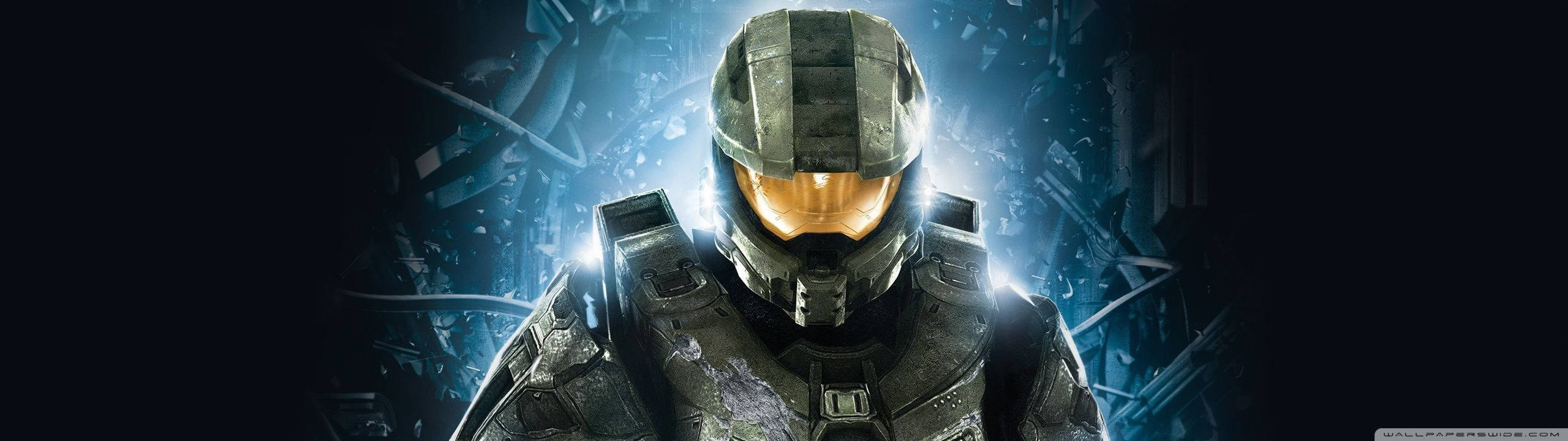 Halo Master Chief Δραματικό Οπίσθιο Φως Ταπετσαρία