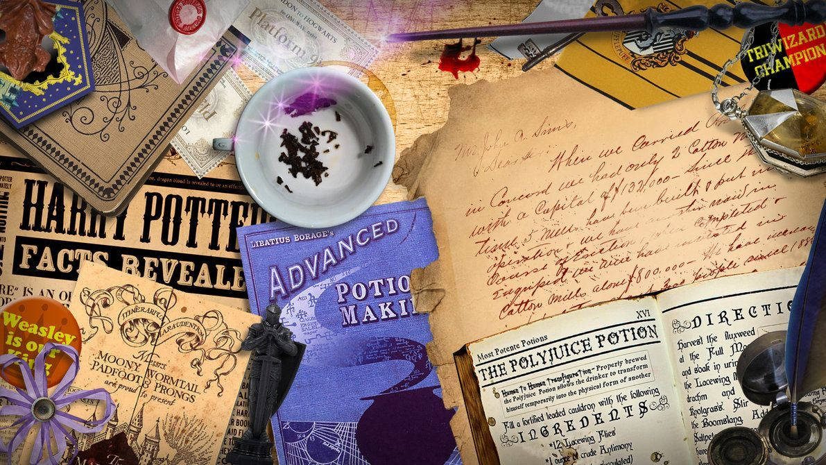 Harry Potter Αισθητικό Βιβλίο Φίλτρων Ταπετσαρία