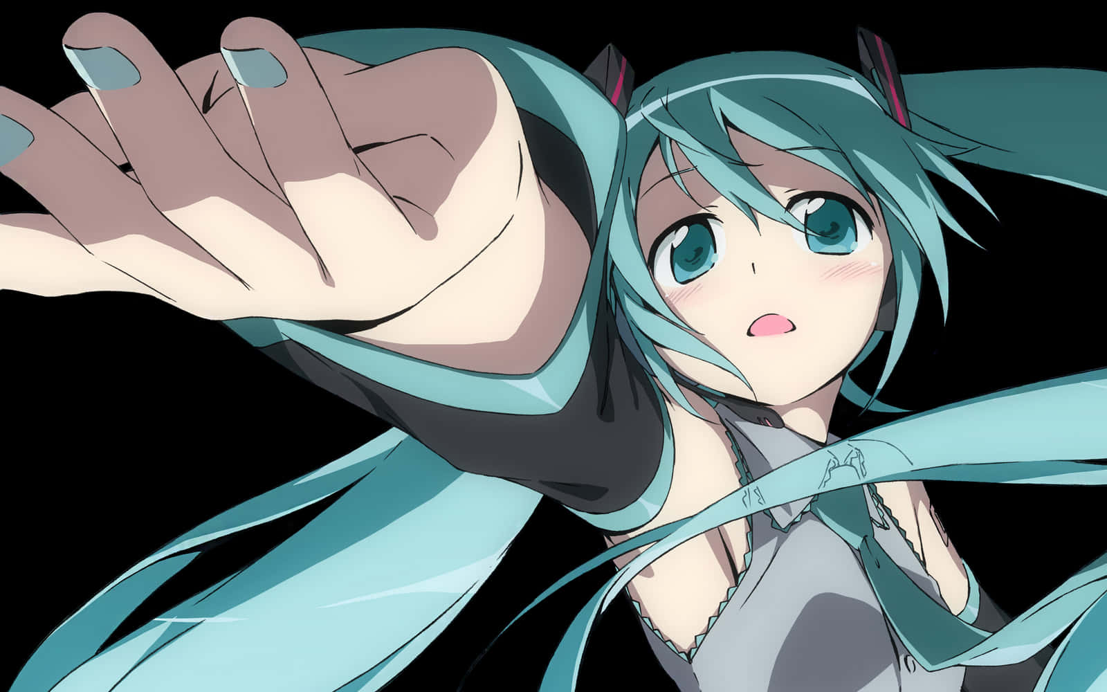 Hatsune Miku Απλώνει το Χέρι Ταπετσαρία