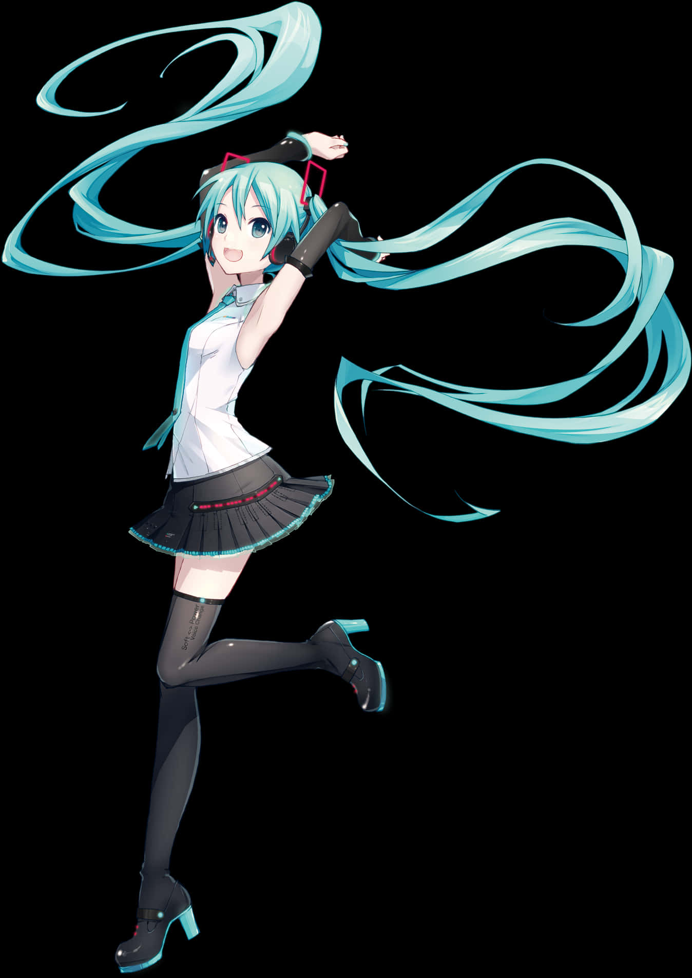 Hatsune Miku Δυναμική Πόζα Ταπετσαρία